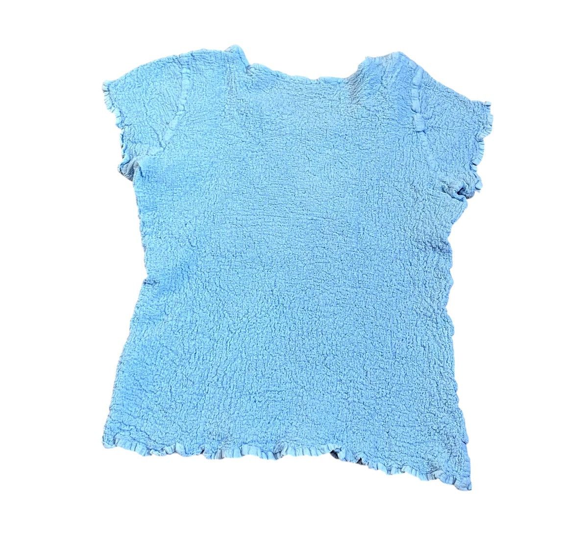 Issey Miyake Vintage issey miyake me pleated wrinkled light blue tee Size S / US 4 / IT 40 - 5 Thumbnail