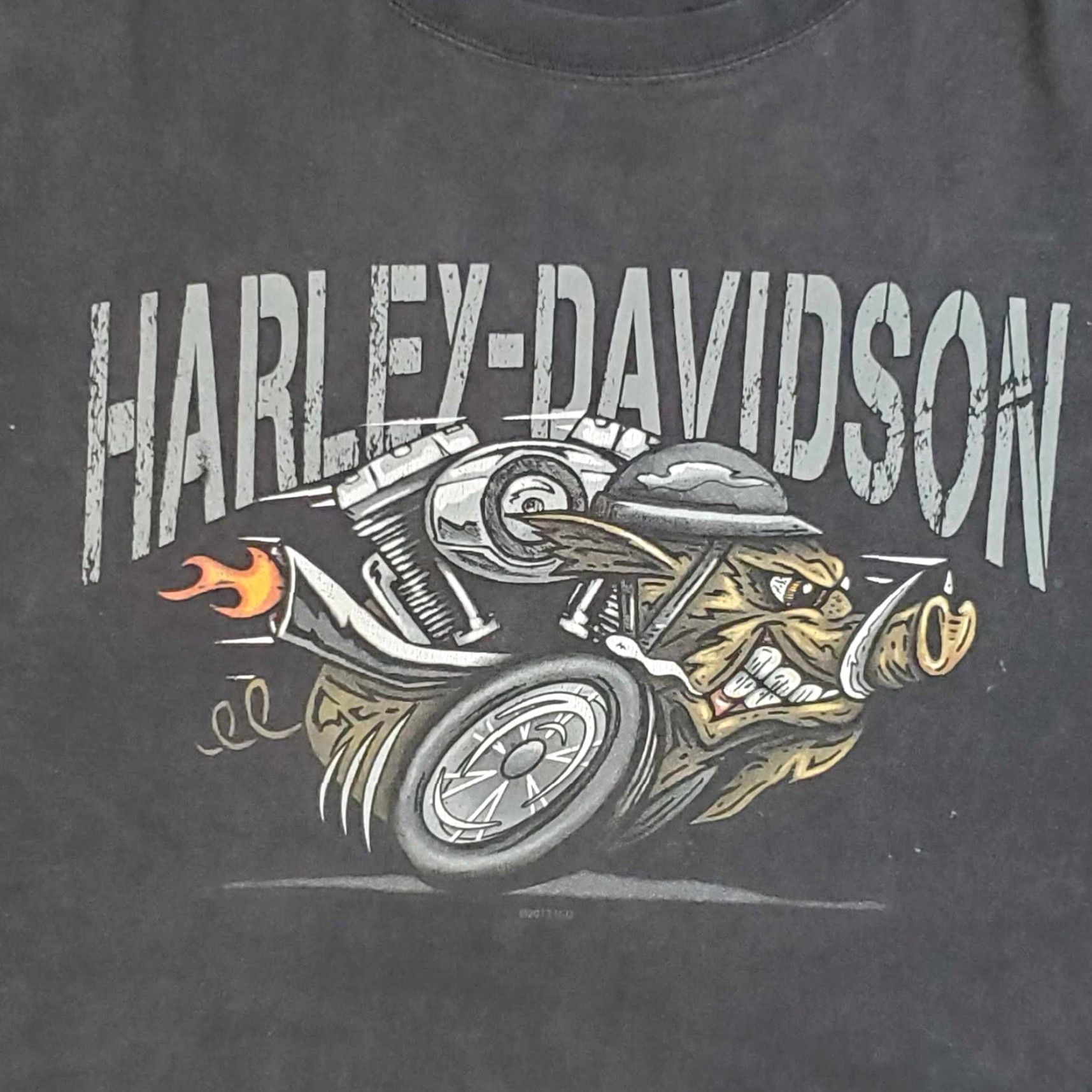 Harley Davidson VINTAGE Harley Davidson Shirt Size 2XL Pig Hog Biker Dubois PA Faded Distressed Grunge Size US XXL / EU 58 / 5 - 2 Thumbnail