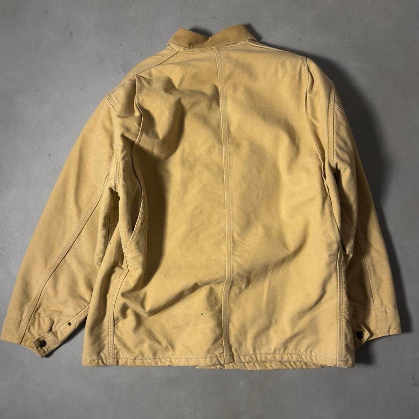Carhartt Vintage Carhartt Chore Coat Jacket Faded Canvas Workwear Size US XL / EU 56 / 4 - 2 Thumbnail