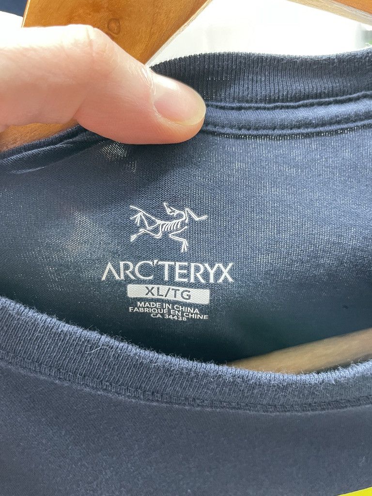 Arc'teryx ARCTERYX Geo Sport Climbing Blue Cotton T-Shirt Tee Size US XL / EU 56 / 4 - 10 Thumbnail