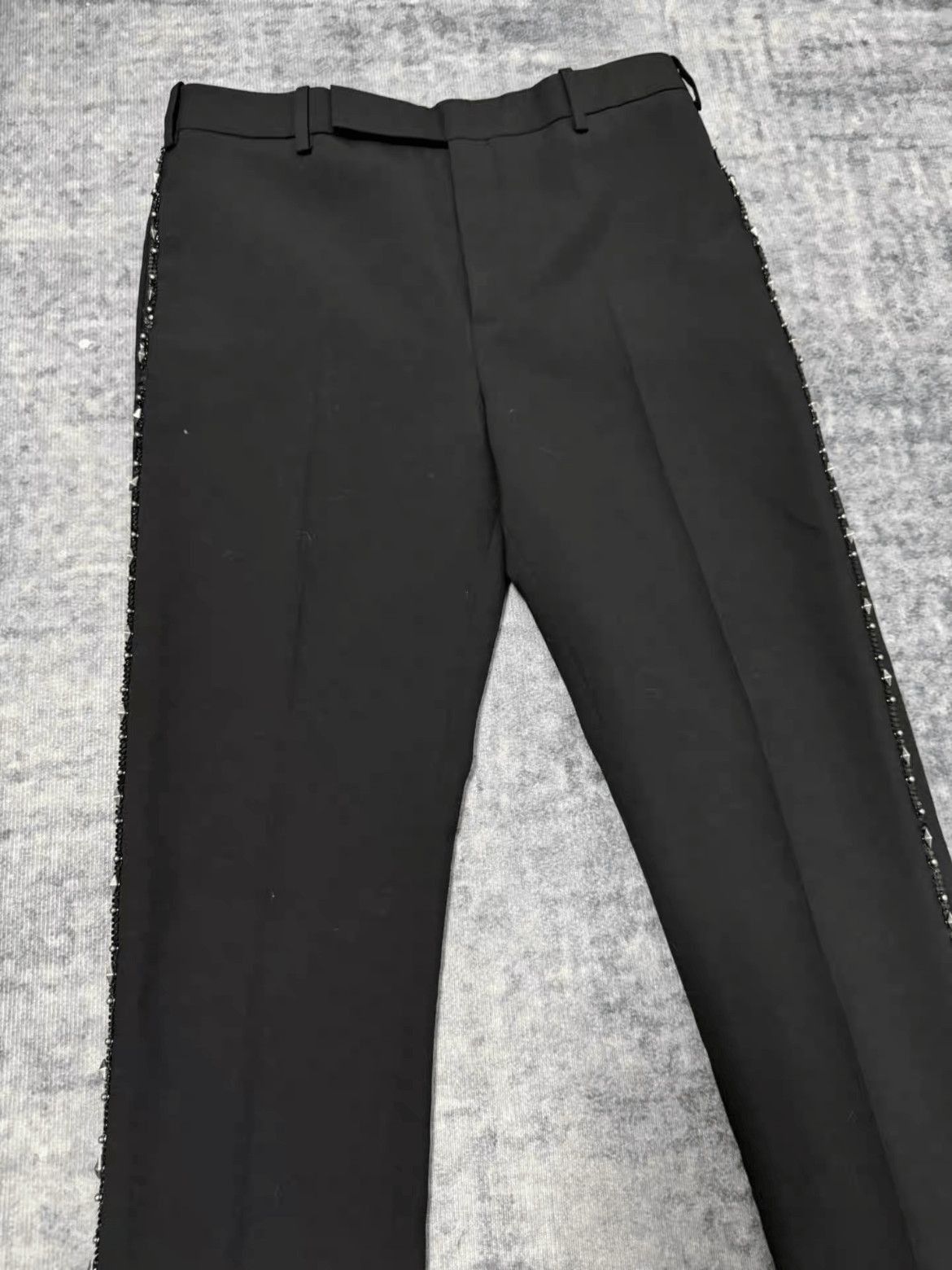 Saint Laurent Paris Sz 44 Saint Laurent Paris 19SS Side Scale Stripe Trousers-2 Size US 28 / EU 44 - 3 Thumbnail
