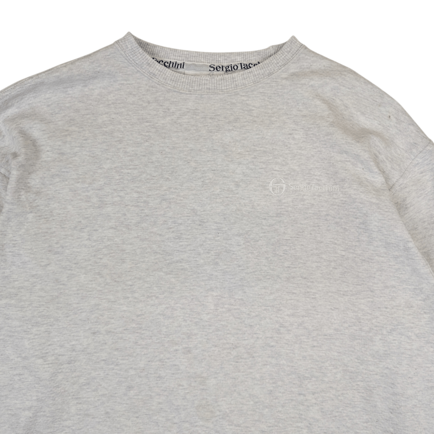 Sergio Tacchini × Vintage 2000's SERGIO TACCHINI Small Embroidery Logo Sweatshirt Size US L / EU 52-54 / 3 - 7 Thumbnail