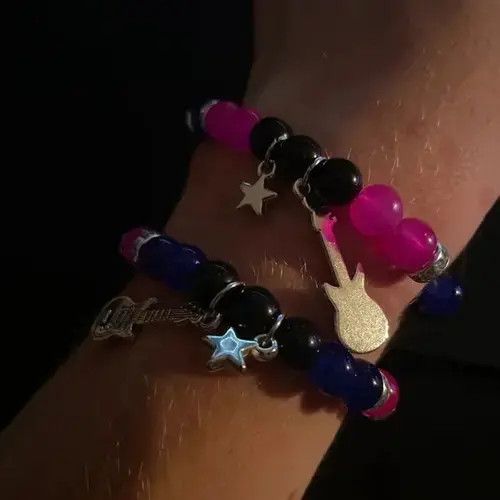 Jewelry 2pcs Couple Music Bracelets Size ONE SIZE - 5 Thumbnail