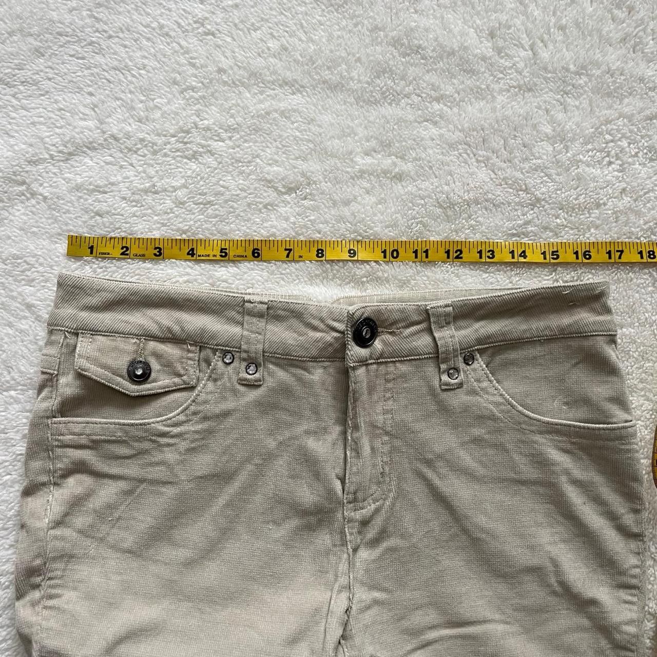 Vintage Y2K 725 Originals Tan Corduroy Flare Pants Size 33" - 7 Thumbnail