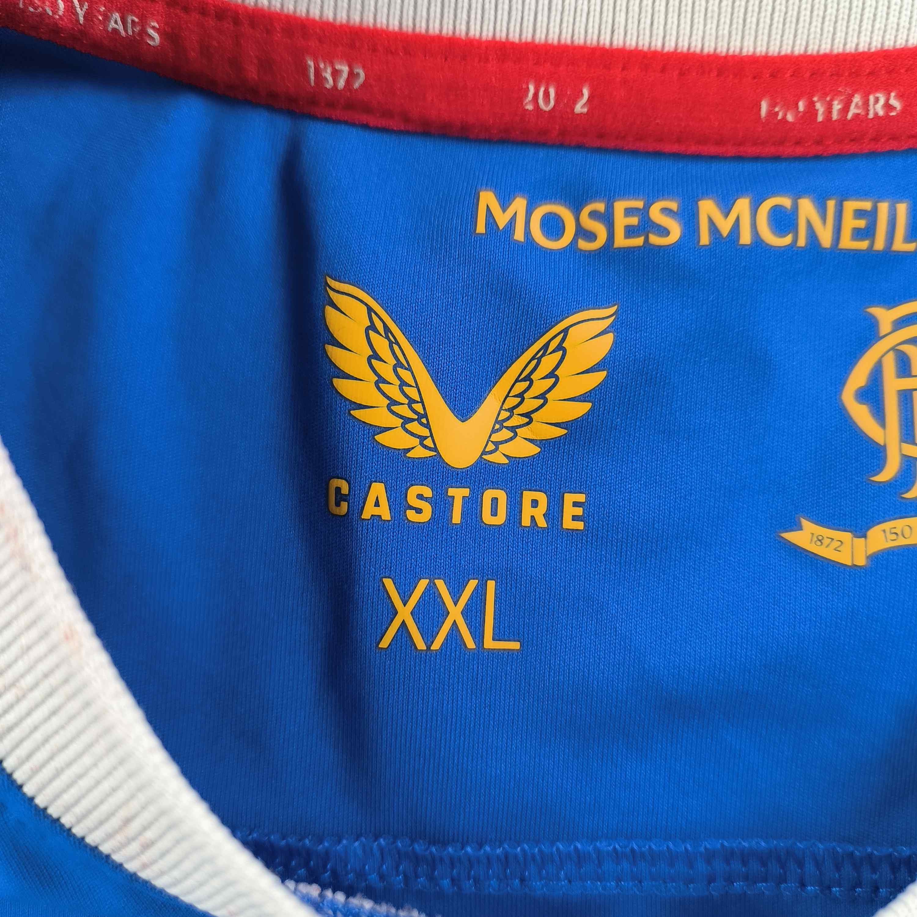 Castore Rangers 2021-22 Castore home football jersey shirt size XXL Size US XXL / EU 58 / 5 - 5 Thumbnail
