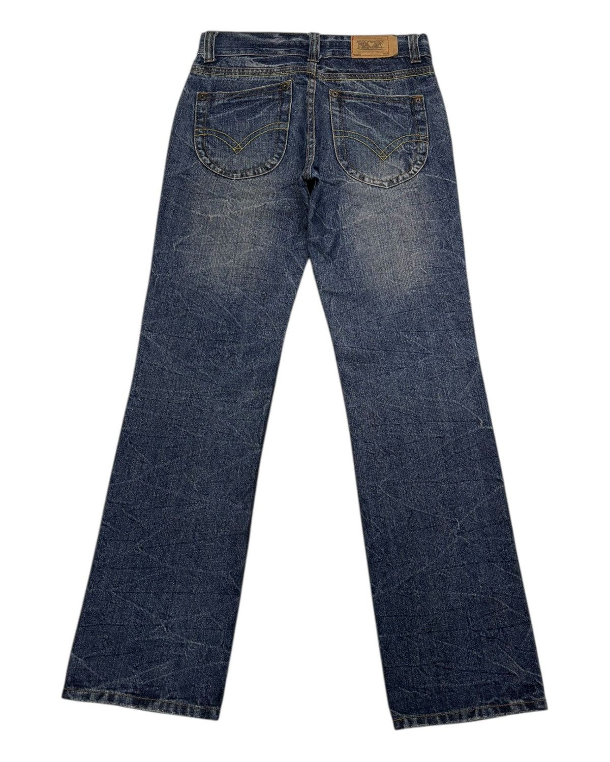 Beauty Beast × Hysteric Glamour Vintage Clef De Sol Distressed Denim Jeans Size US 30 / EU 46 - 2 Thumbnail