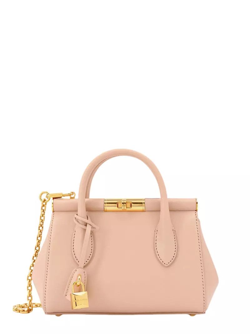 Dolce&Gabbana Mini Marlene Pink Leather Top Handle