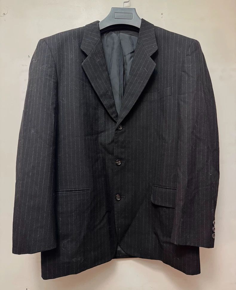 Comme Des Garcons Classic dark striped suit jacket 2502-Ne