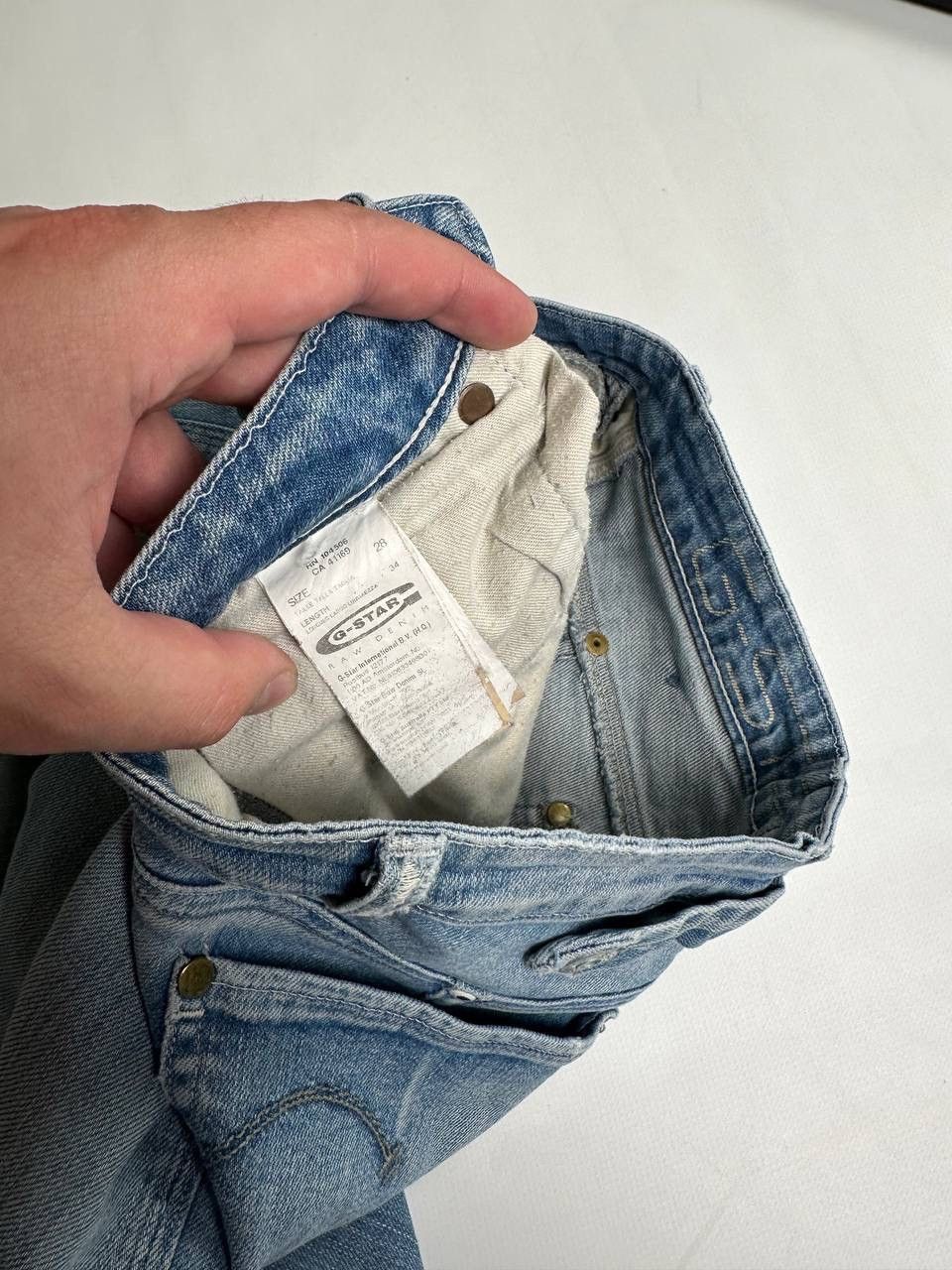 G-Star Vintage G Star Raw Denim Womens Washed Jeans Japanese Size 28" / US 6 / IT 42 - 8 Thumbnail