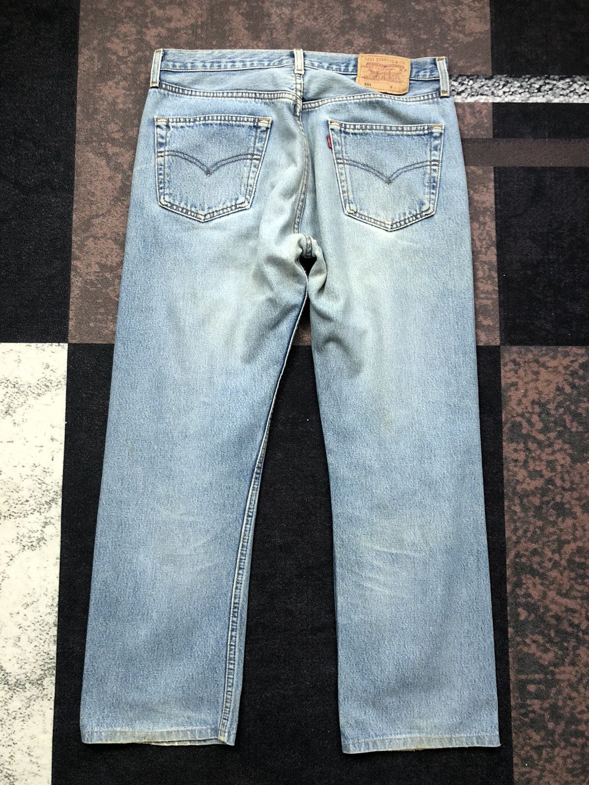 Levi's Vintage Levi's 501 Ripped/Distressed Baggy Jeans Size US 34 / EU 50 - 12 Thumbnail