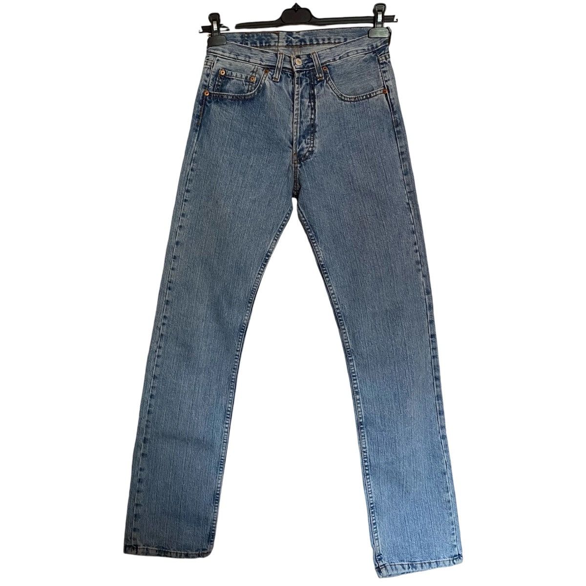 Levi's Levi’s 501 Washed Denim Jeans MADE IN USA Size US 28 / EU 44 - 1 Thumbnail