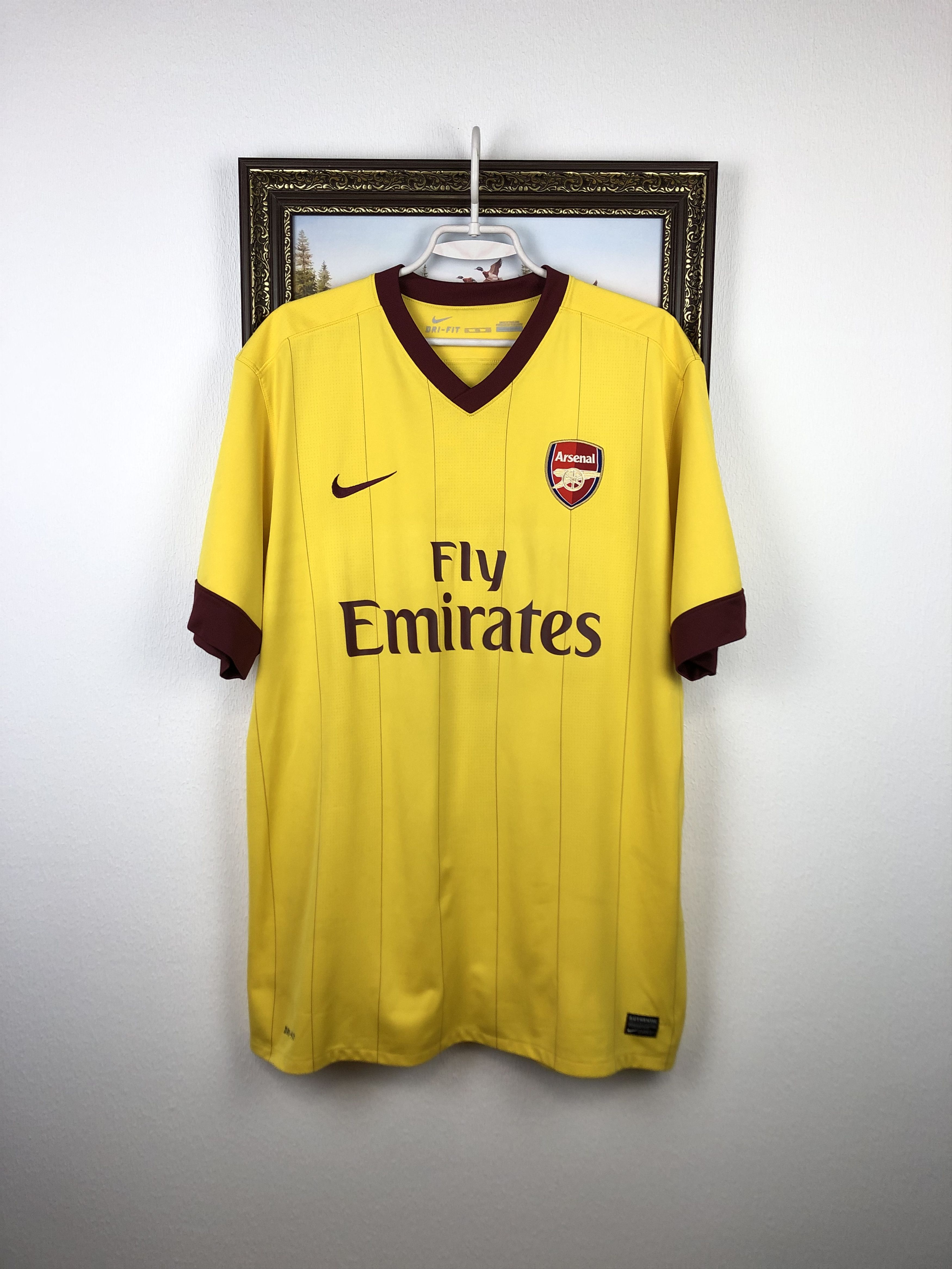 Nike Arsenal football shirt 2010 v. Persie Nike Jersey Tee Hype Size US XXL / EU 58 / 5 - 3 Thumbnail