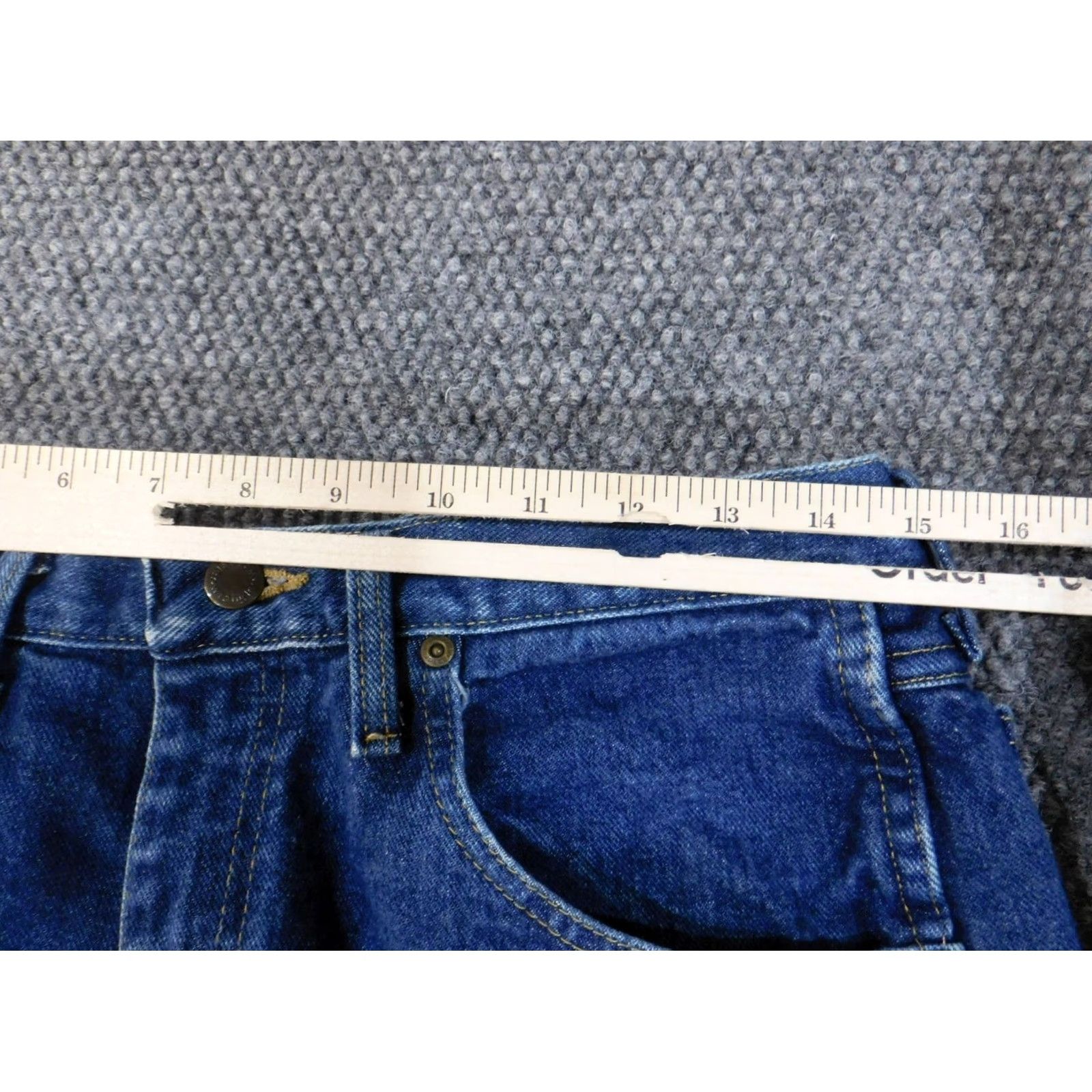 Wrangler Wrangler Jeans Mens 32x30 Blue Straight Workwear Outdoors Rugged Denim Jeans Size US 32 / EU 48 - 4 Thumbnail