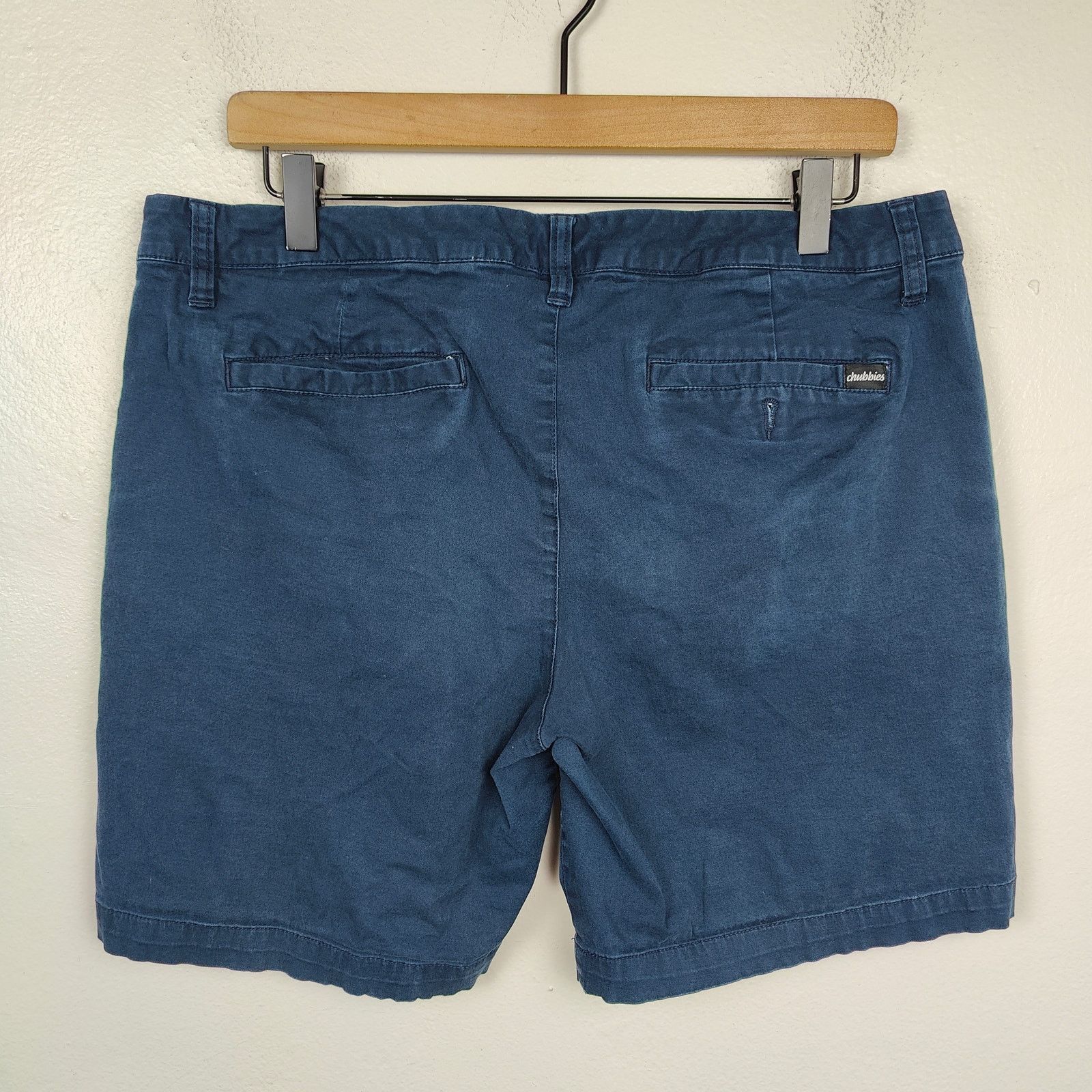 Chubbies Chubbies Chino Shorts Mens 35 Navy Blue Cotton 7" Size US 35 - 5 Thumbnail