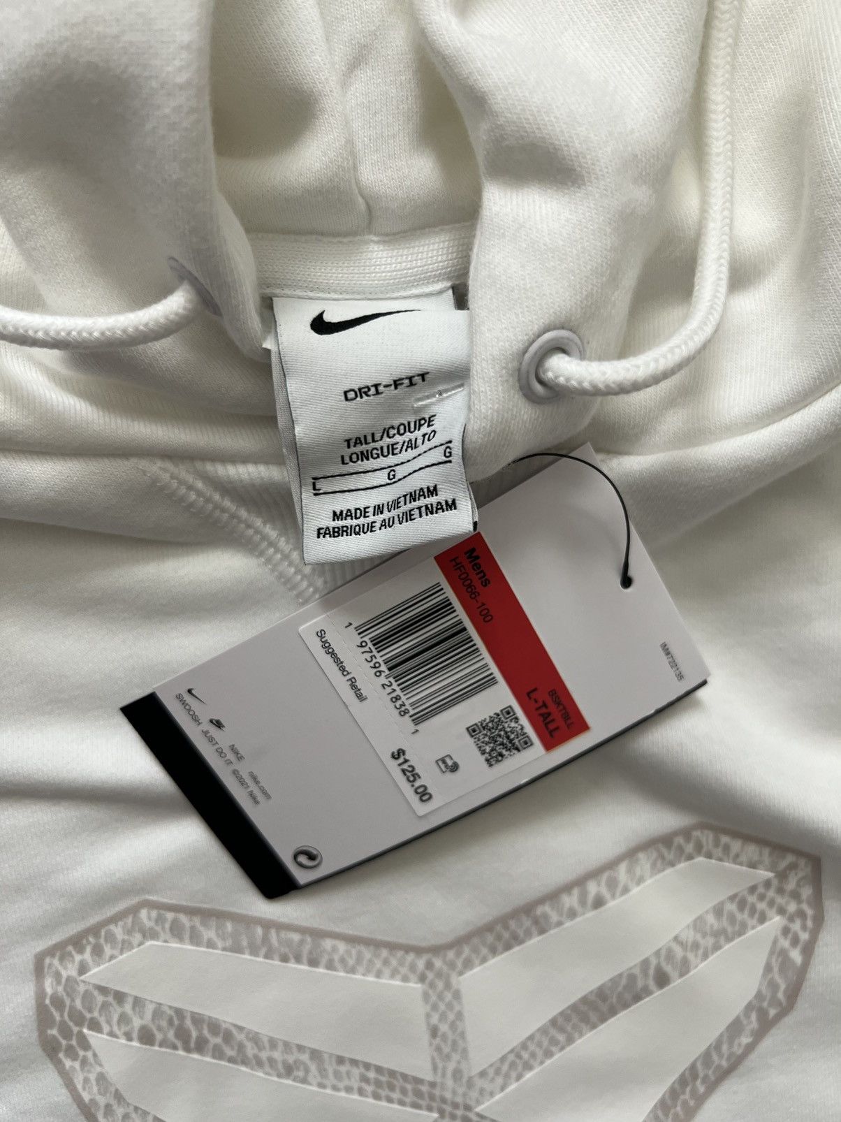 Nike Nike Kobe Bryant Pullover Hoodie Halo White Size US L / EU 52-54 / 3 - 11 Thumbnail