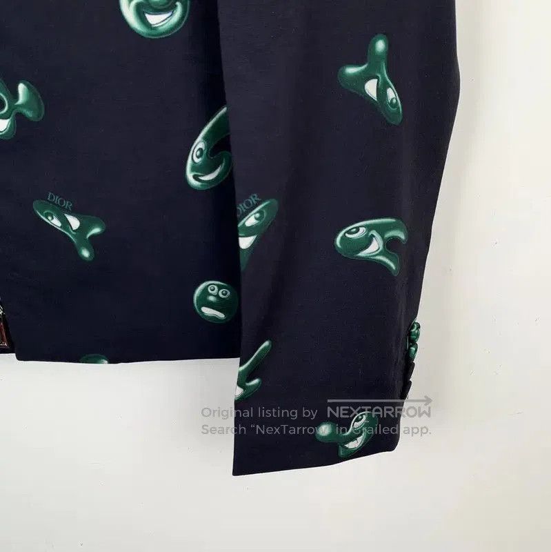 Dior Dior Men's Wool Navy Jacket with Unique Print . Size US S / EU 44-46 / 1 - 4 Thumbnail
