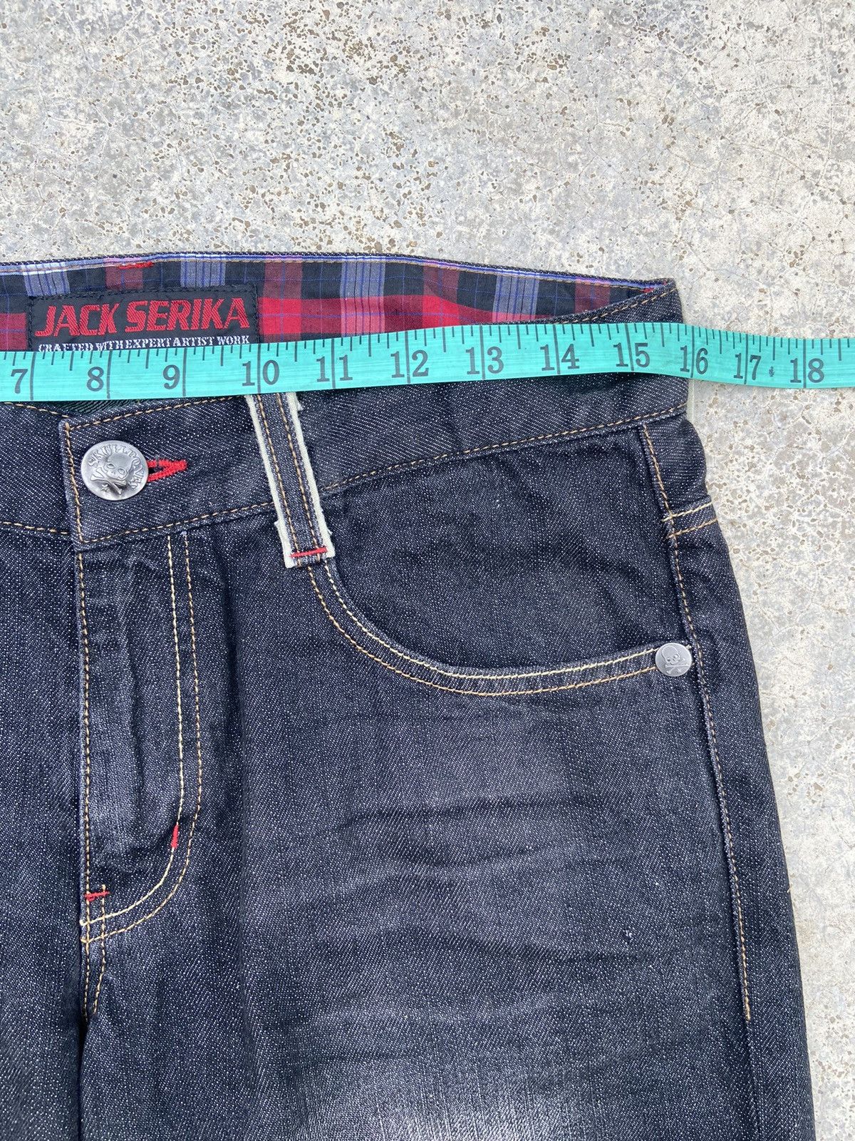 Japanese Brand 🔥 Jack Serika jeans Flared skulls if six was nine Size US 32 / EU 48 - 14 Thumbnail