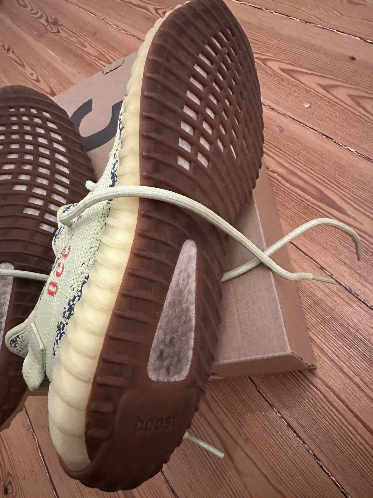 Adidas Adidas Jeezy Boost 350 v2 frozen yellow Size us 10 eu 44 Size US 10 / EU 43 - 12 Thumbnail