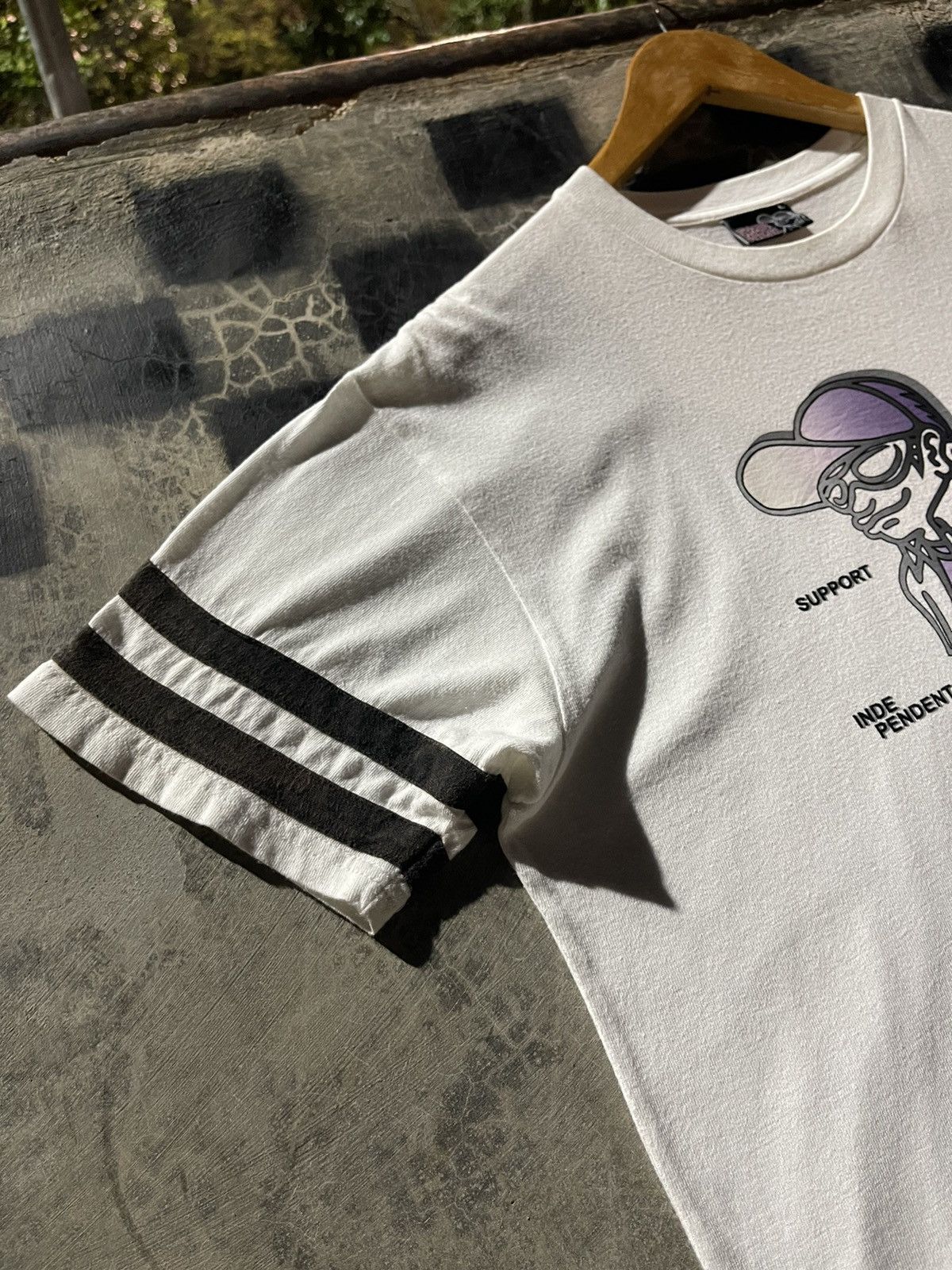 Japanese Brand Y2K Grass Hiter Hip Hop Funky Jack Tshirt Size US L / EU 52-54 / 3 - 3 Thumbnail