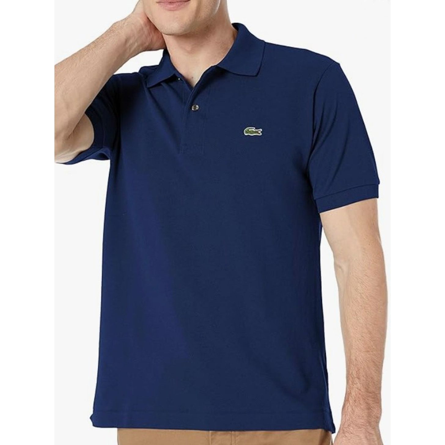 Lacoste Lacoste Men's Legacy L.12.12 Pique Polo Shirt Blue M Size US M / EU 48-50 / 2 - 1 Thumbnail