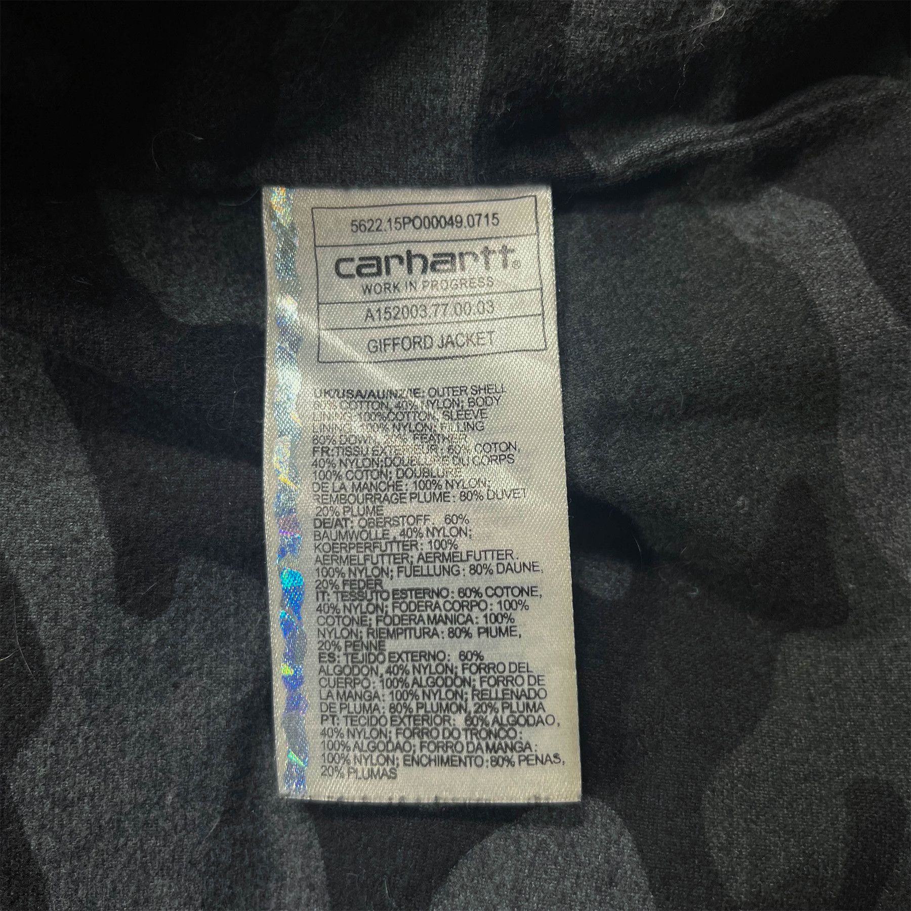 Carhartt Carhartt Gifford Down Jacket • S/M size Size US M / EU 48-50 / 2 - 5 Thumbnail