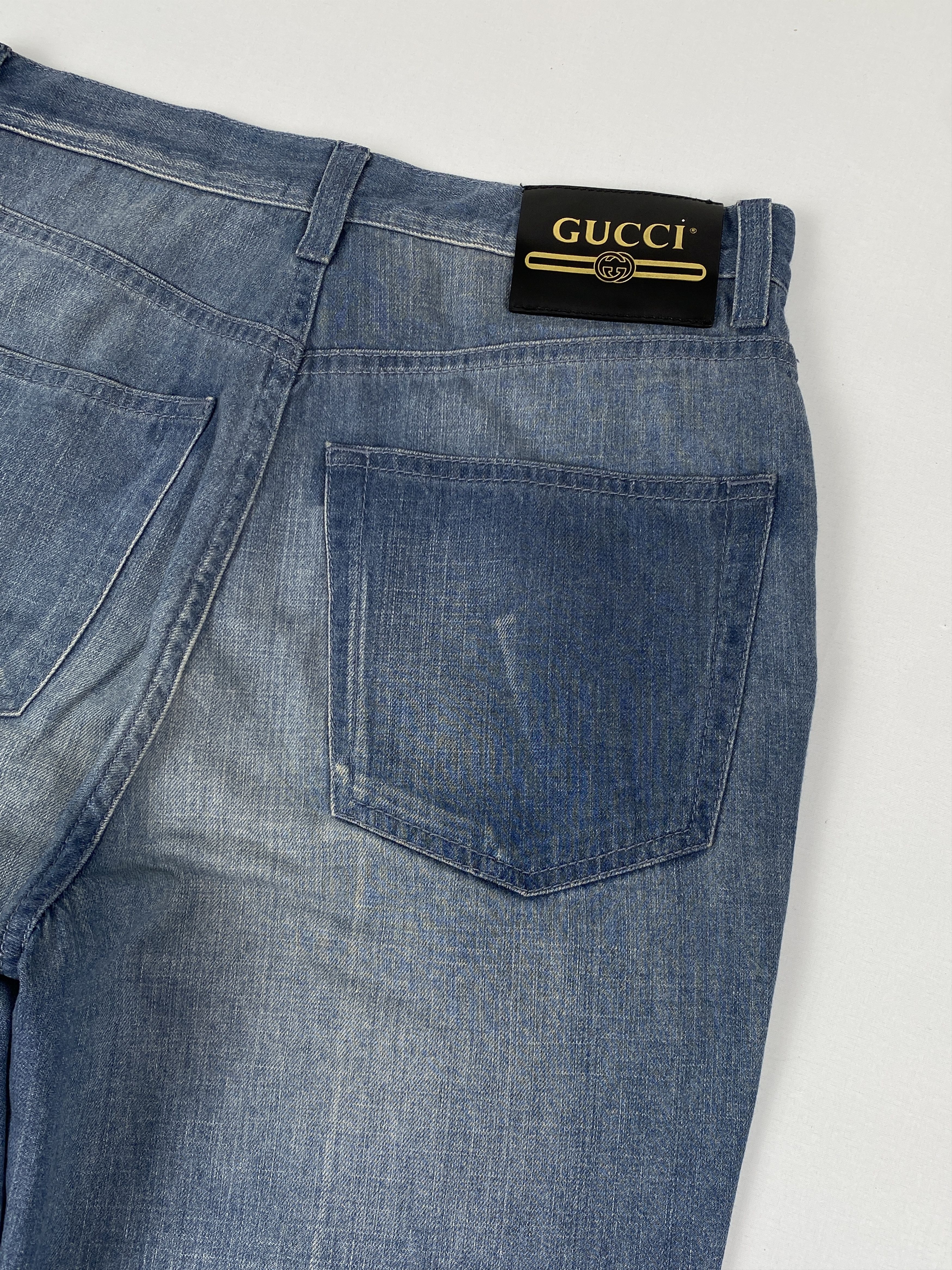 Gucci Washed Denim Jeans Size 26" / US 2 / IT 38 - 11 Thumbnail