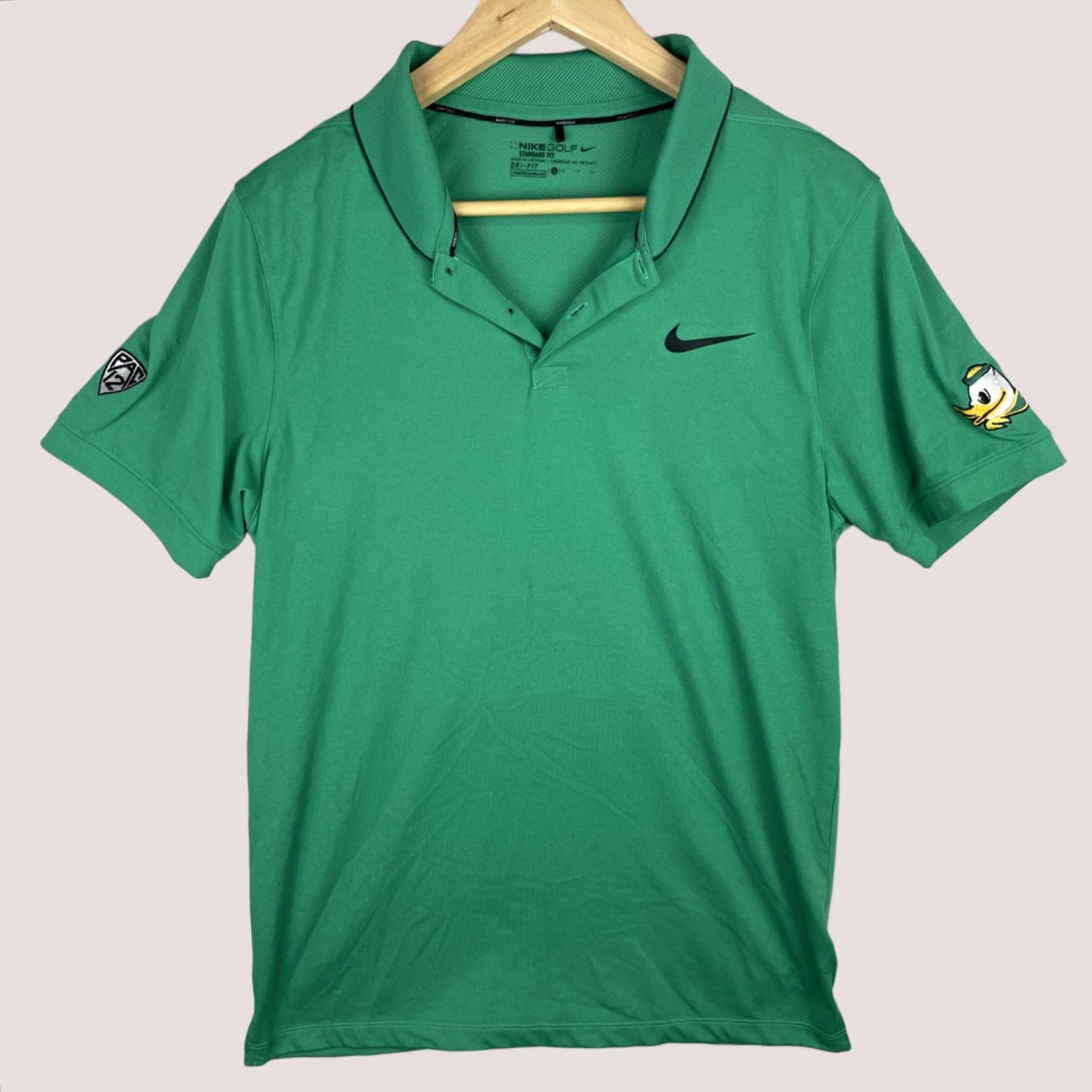Nike Nike Dri-Fit Oregon Ducks Polo Shirt Mens Small Green NCAA PAC12 Size US S / EU 44-46 / 1 - 1 Thumbnail