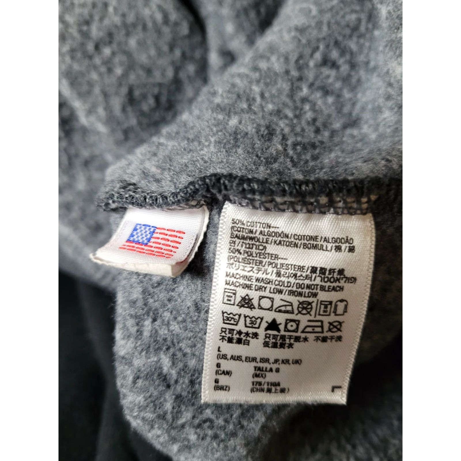 American Apparel Womens UAW Autoworkers Union GM Toledo Transmission Full Zip Hoodie Large NICE Shirt Hoodie Womens Gray 50/50 Cotton Polyester Union Theme Mens? Size L / US 10 / IT 46 - 5 Thumbnail
