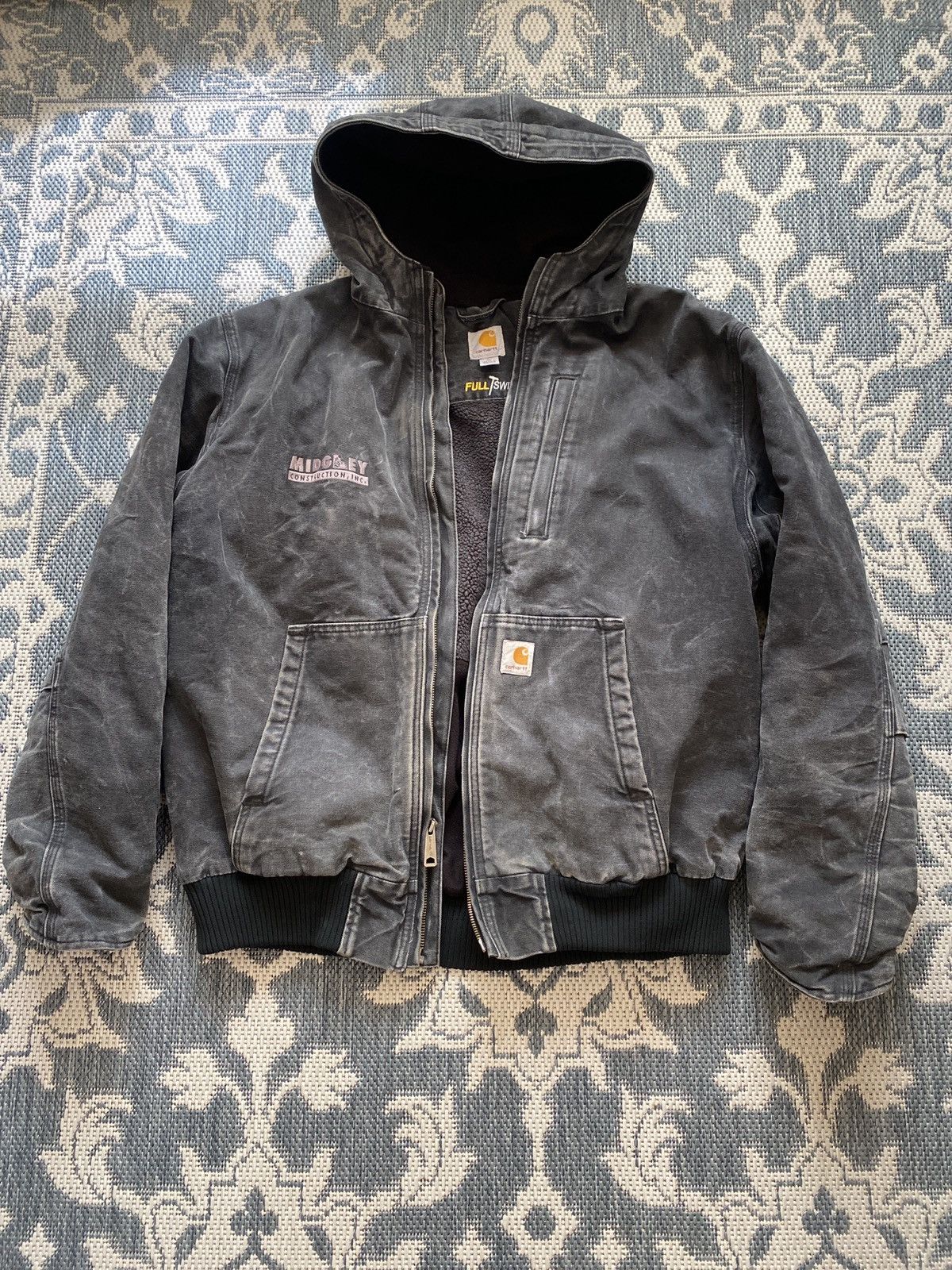 image of Carhartt Jacket Vintage in Black, Men's (Size XL)