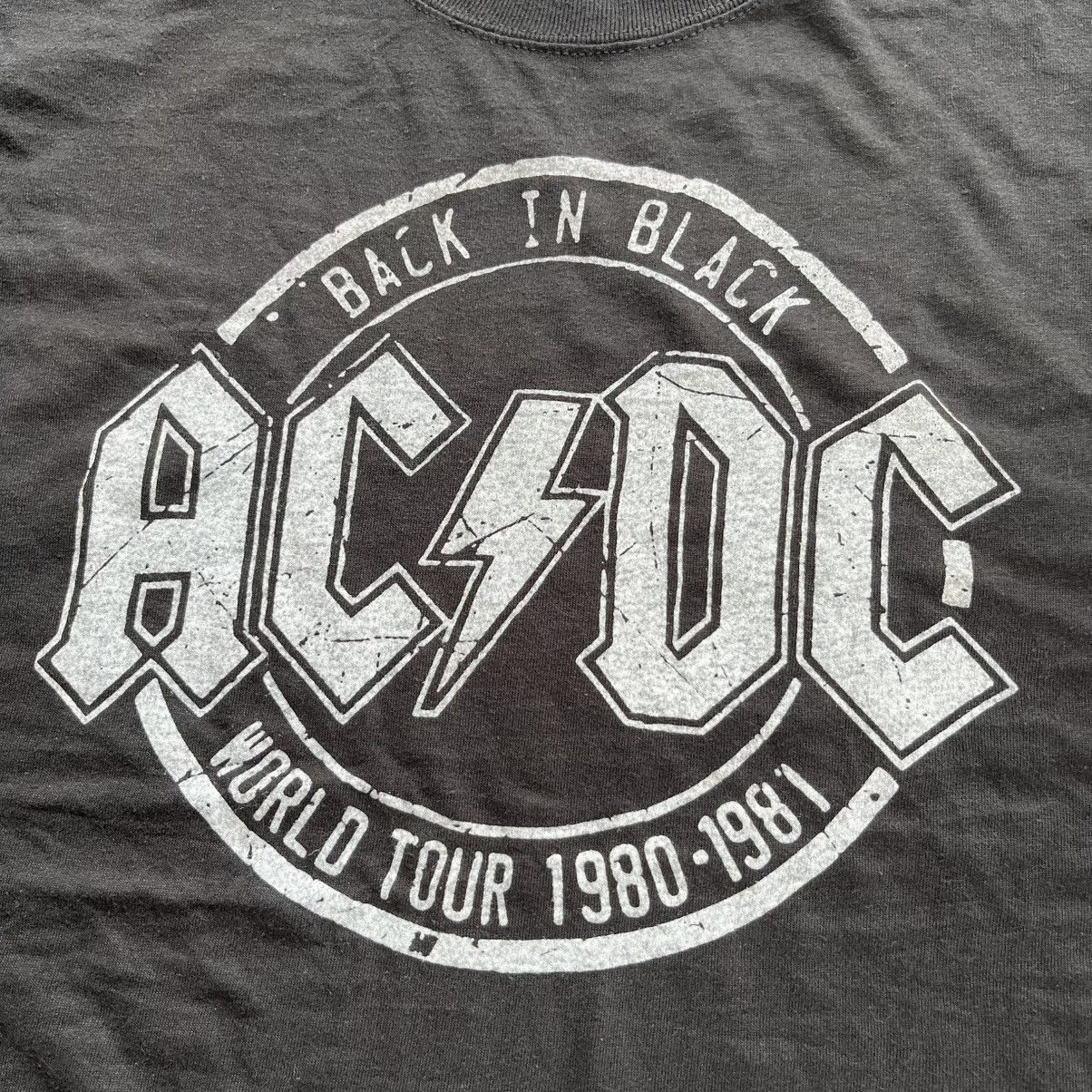 AC/DC 🔥Vintage AC⚡️DC Back in black Big Logo Tee 90s Size US L / EU 52-54 / 3 - 2 Thumbnail