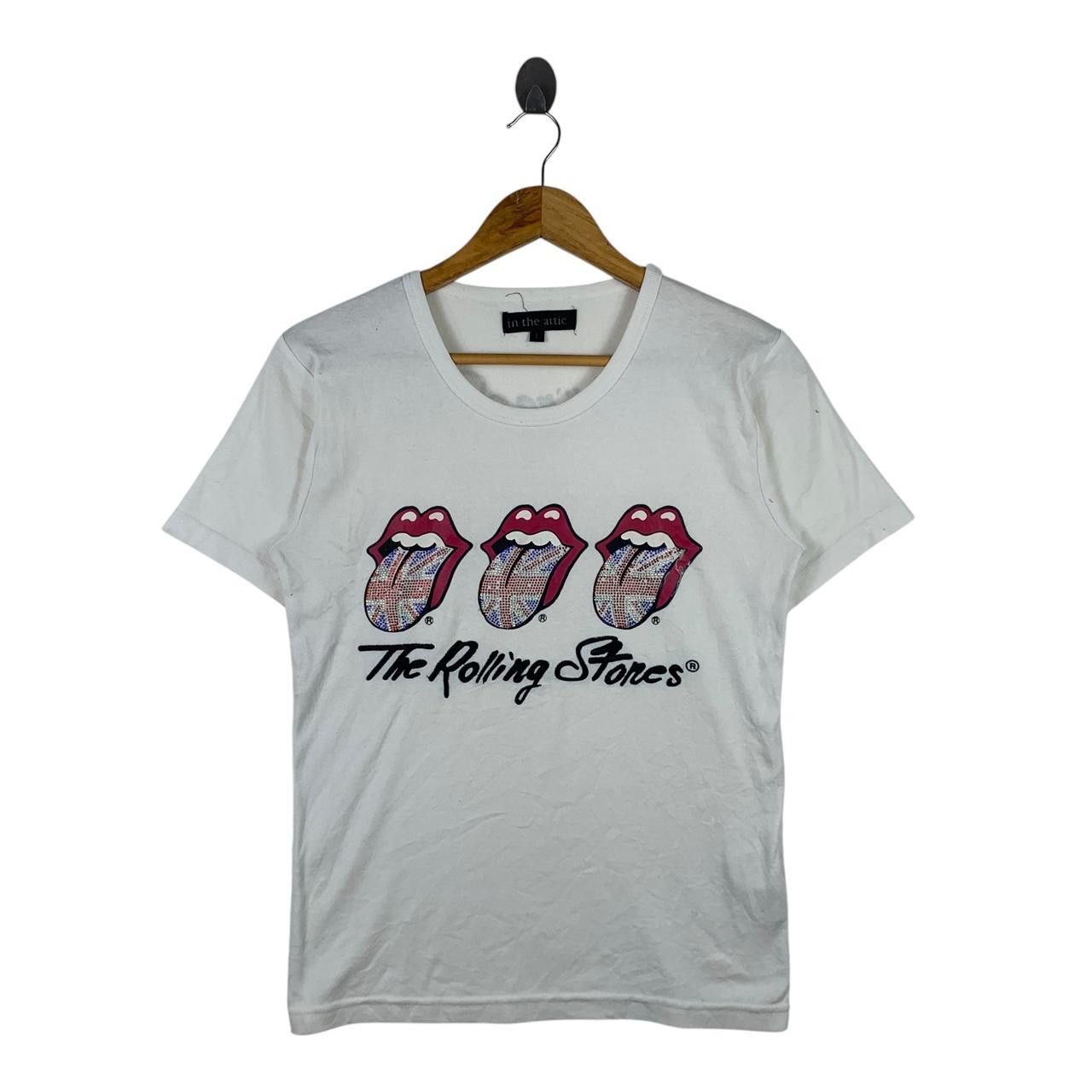 The Rolling Stones THE ROLLING STONES x IN THE ATTIC Bling Ring Tee Shirt Top Size L / US 10 / IT 46 - 1 Thumbnail