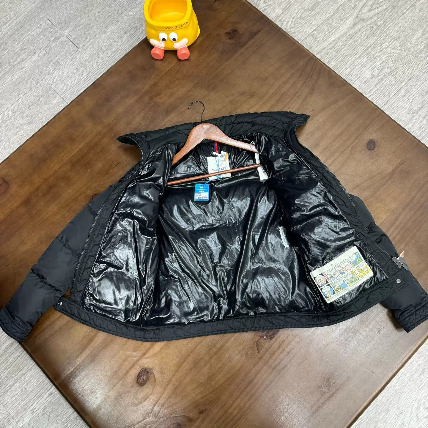 Moncler Moncler Women's Black Logo Patch Cotton Puffer Jacket Size S / US 4 / IT 40 - 7 Thumbnail