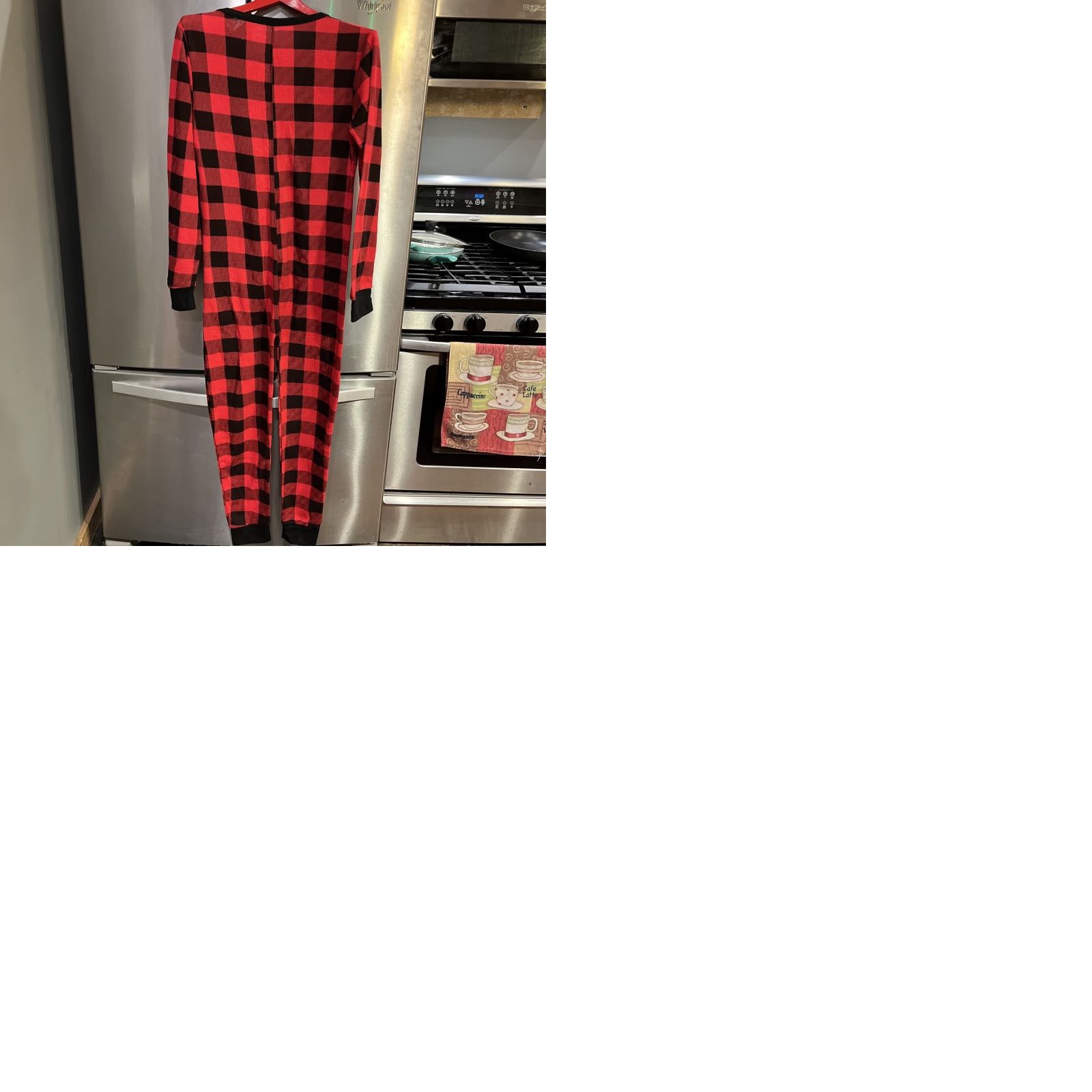 Lumberjack VINTAGE NEW PLAID Thermal Bodysuit Buffalo Red Black PAJAMAS women Lumberjack Outdoor M Size M / US 6-8 / IT 42-44 - 9 Thumbnail