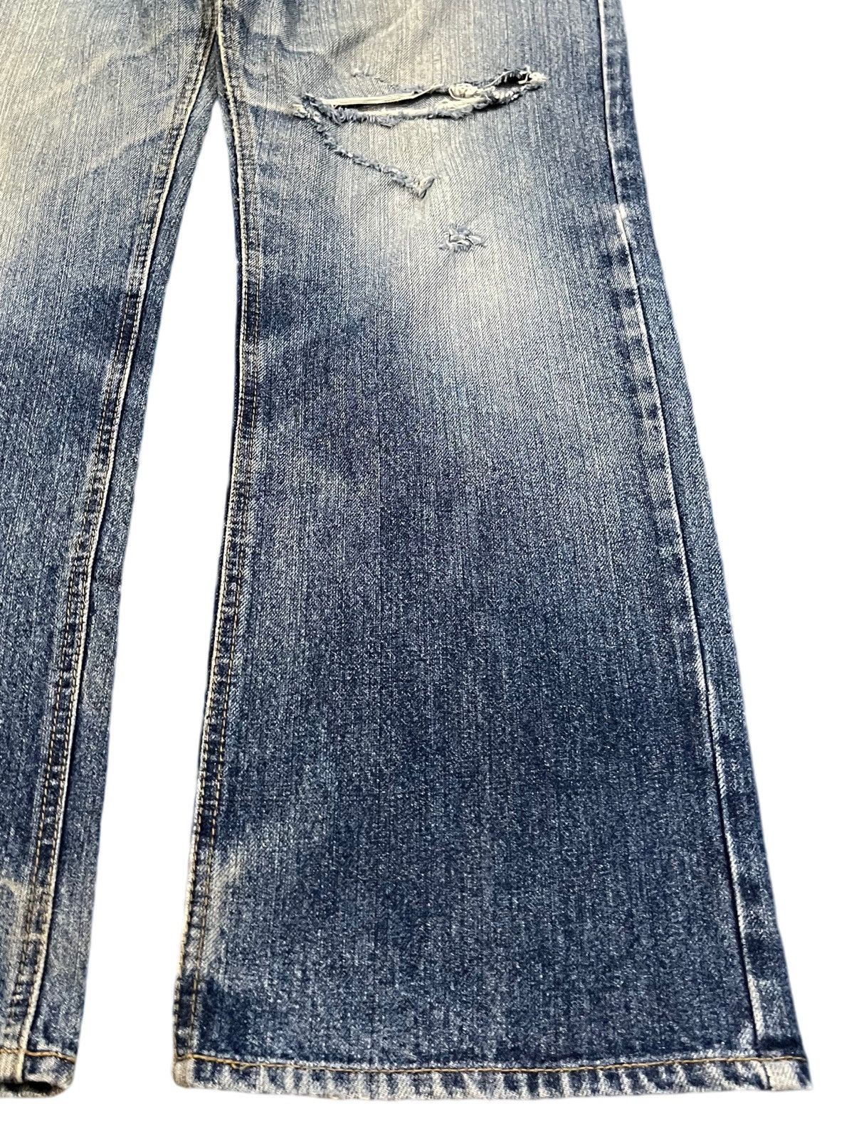 Zippo Vintage Zippo Baggy Distressed Denim Size US 33 - 3 Thumbnail