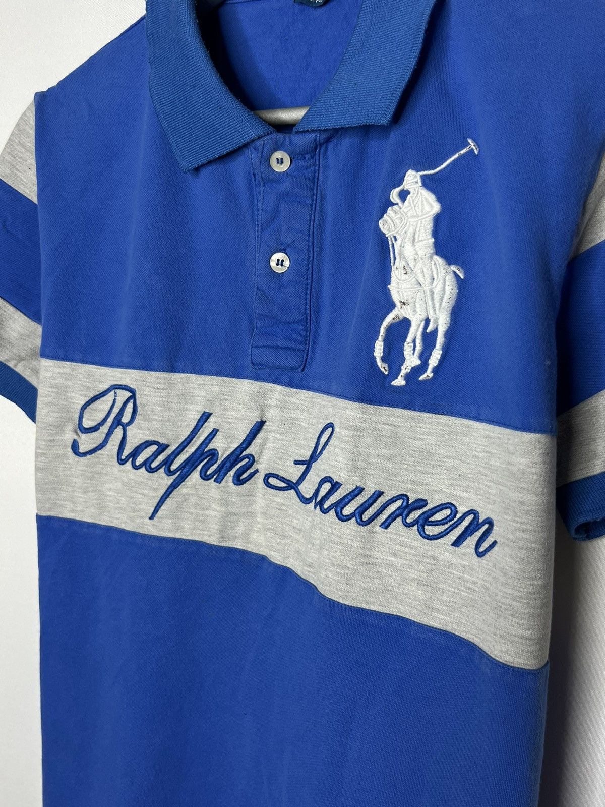 💵 Vintage Polo Ralph Lauren Big Pony Logo Luxury Striped 💵