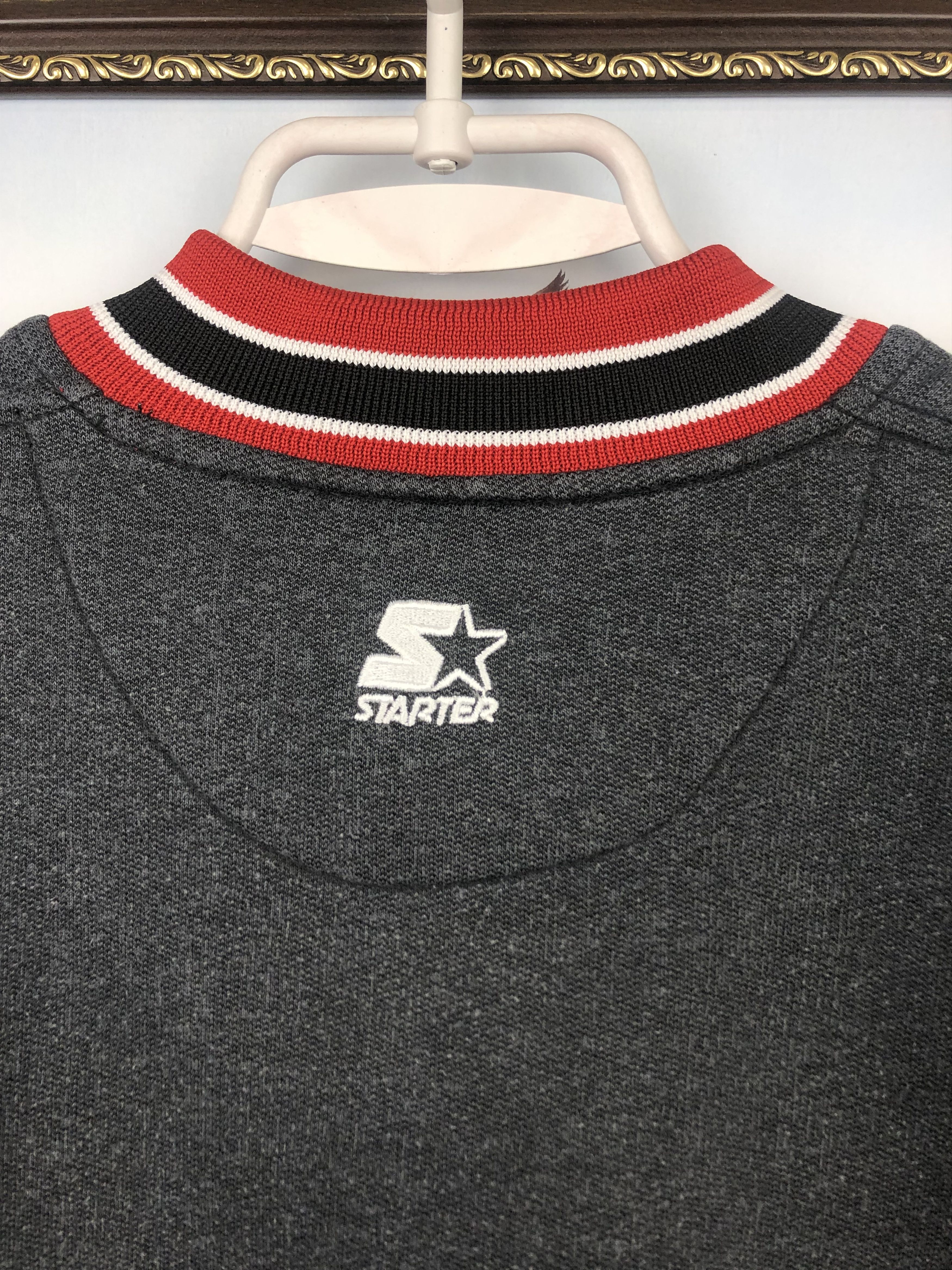 Starter Vintage Chicago Bulls NBA Jordan Sweatshirt Embroided Size US M / EU 48-50 / 2 - 12 Thumbnail