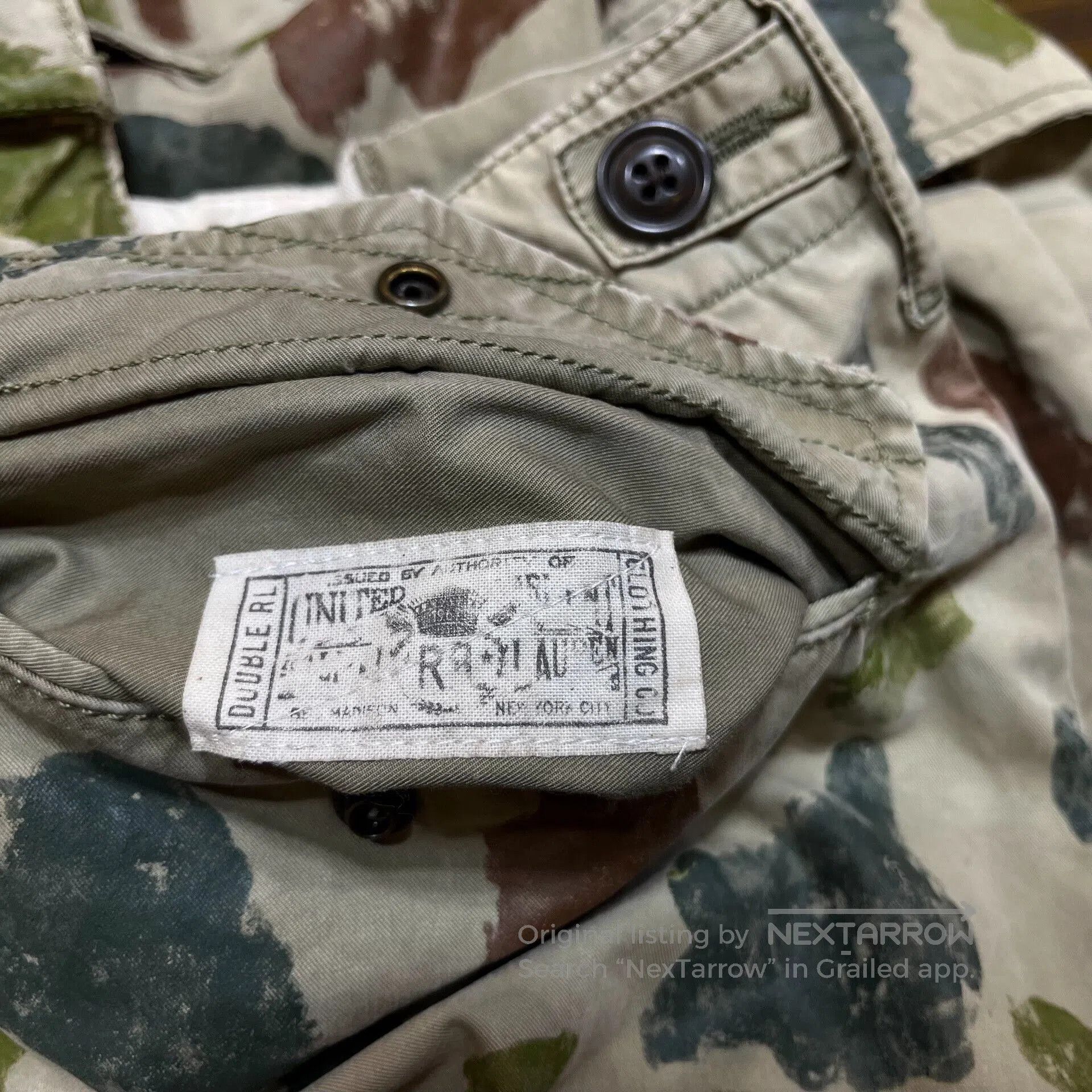 RRL Ralph Lauren limited edition RRL camouflage casual pants. Size US 32 / EU 48 - 7 Thumbnail