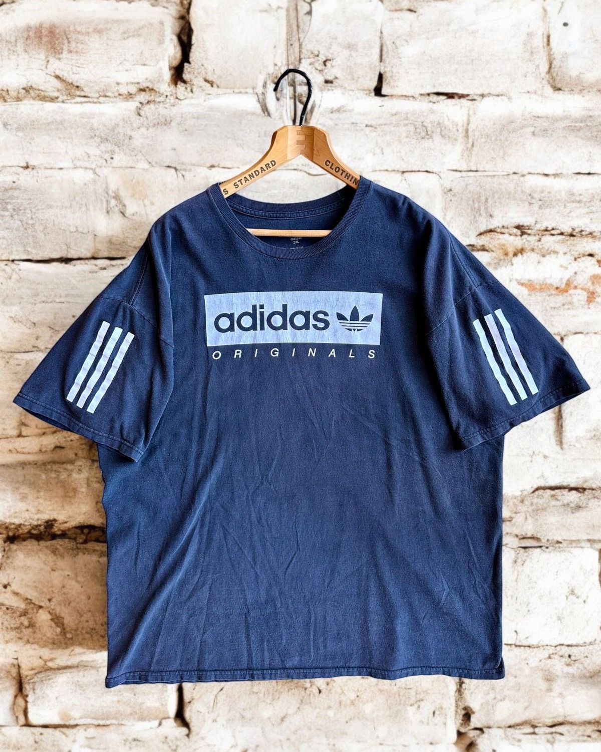 Adidas × Vintage 2000s ADIDAS Originals Tee Size US XXL / EU 58 / 5 - 1 Thumbnail