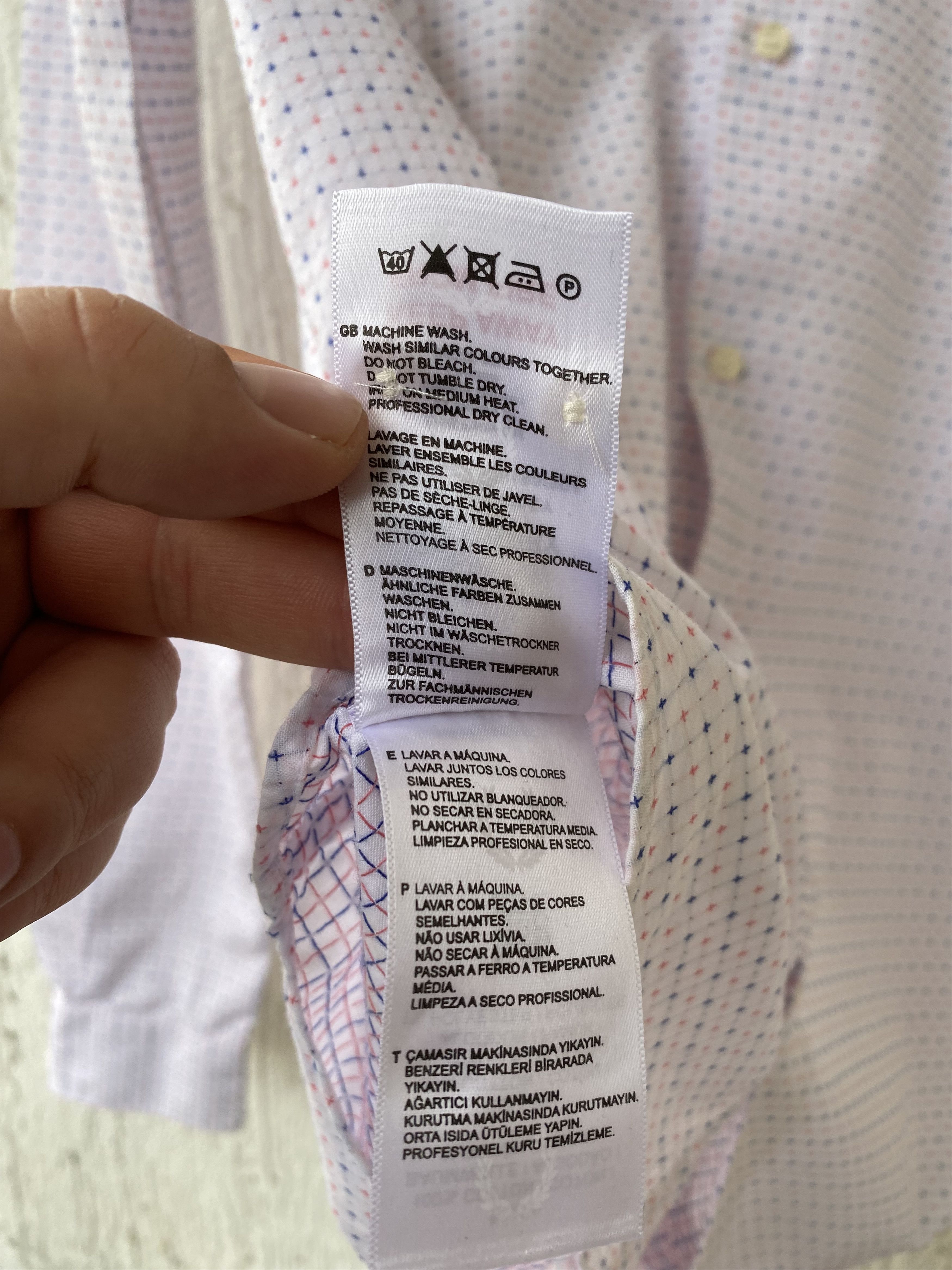 Fred Perry × Raf Simons multicolor pattern shirt Size US M / EU 48-50 / 2 - 6 Thumbnail