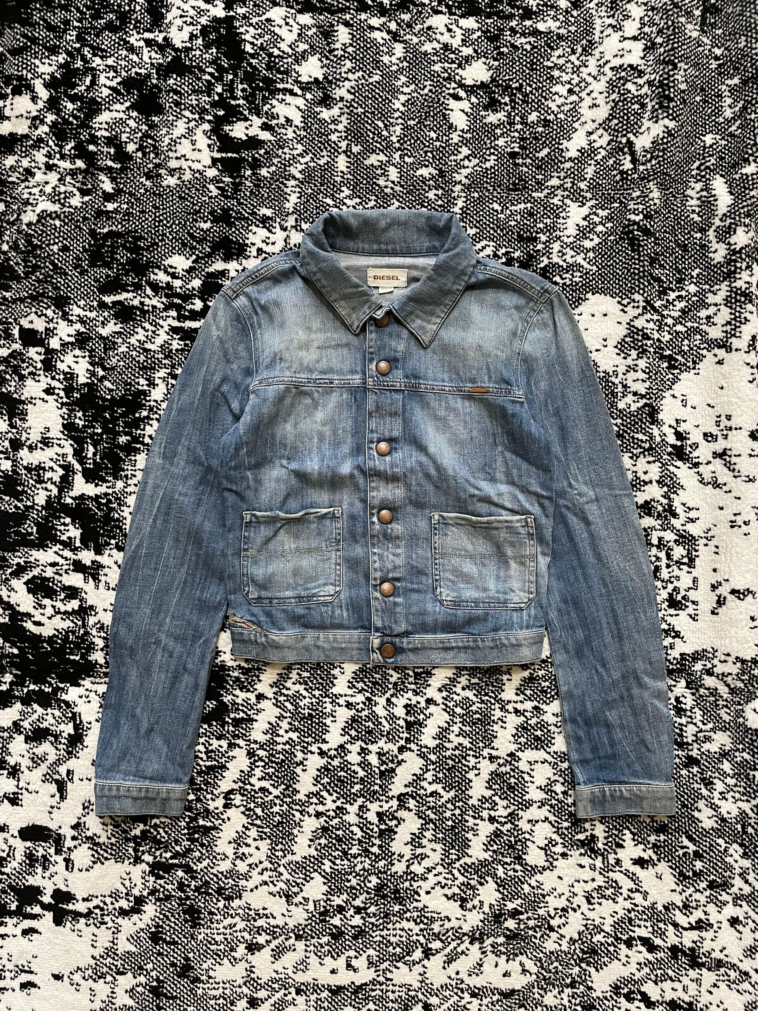 Diesel Diesel blue fitted women’s denim jacket Size XS / US 0-2 / IT 36-38 - 1 Thumbnail