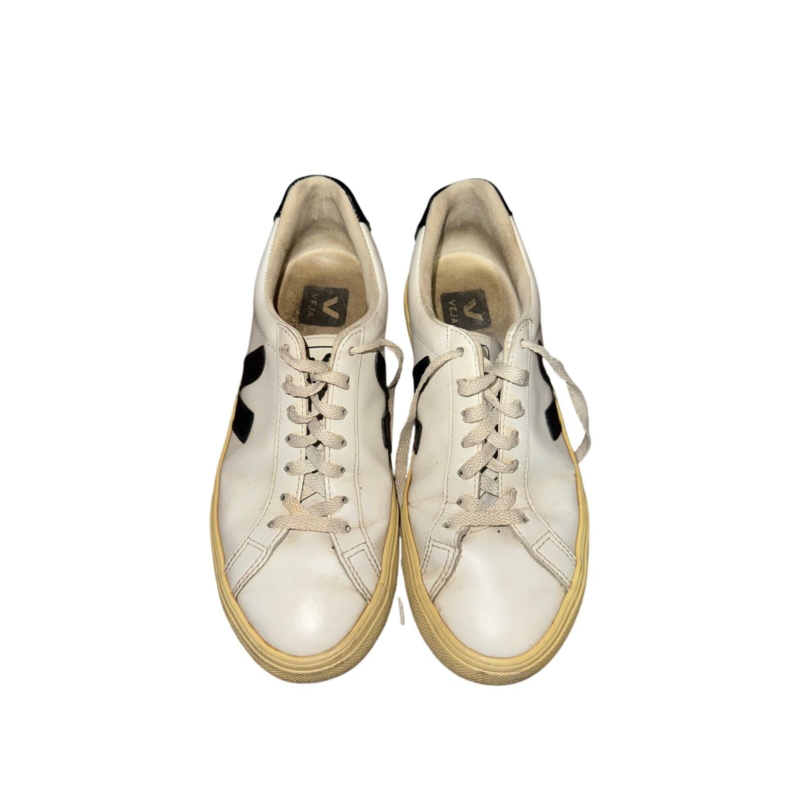 Veja Veja Campo Leather White Black Sneakers - Size 5 Size US 5 / IT 35 - 3 Thumbnail