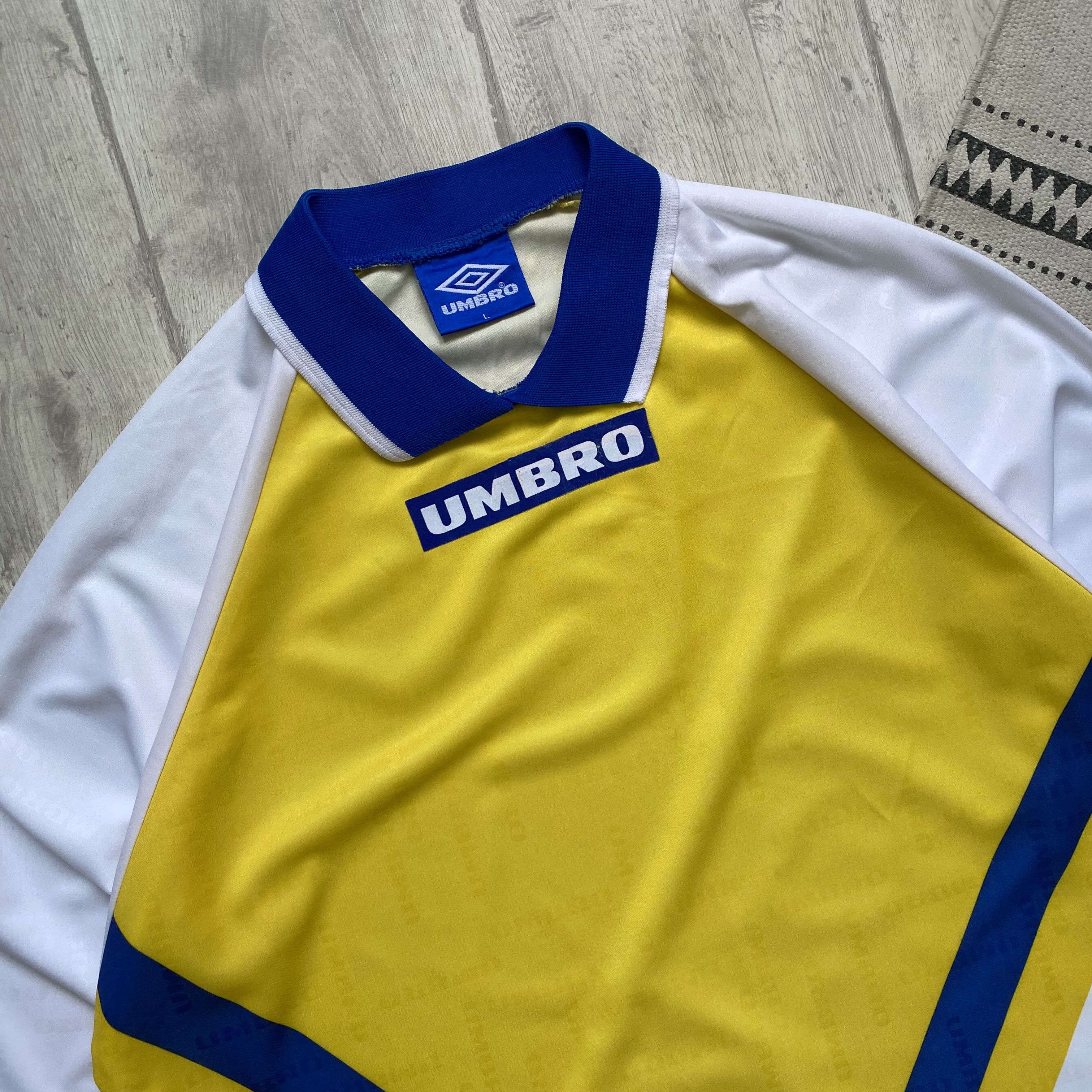 Umbro Vintage 80-90s Umbro jersey longsleeve soccer rugby Size US L / EU 52-54 / 3 - 2 Thumbnail