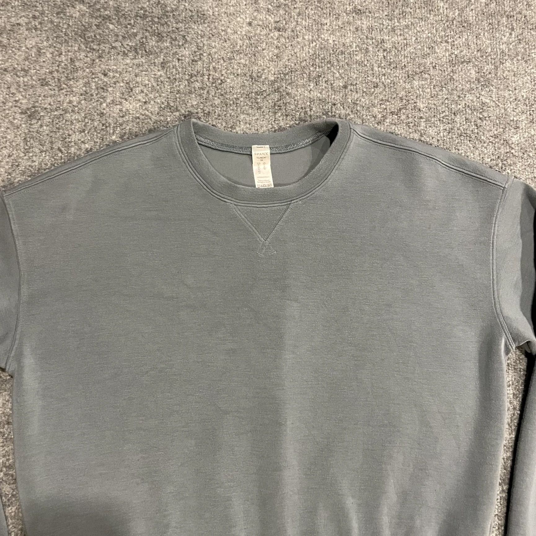 Spanx Spanx AirEssentials Sweatshirt Womens XS Light Blue Crewneck Pullover Modal Cozy Size XS / US 0-2 / IT 36-38 - 3 Thumbnail