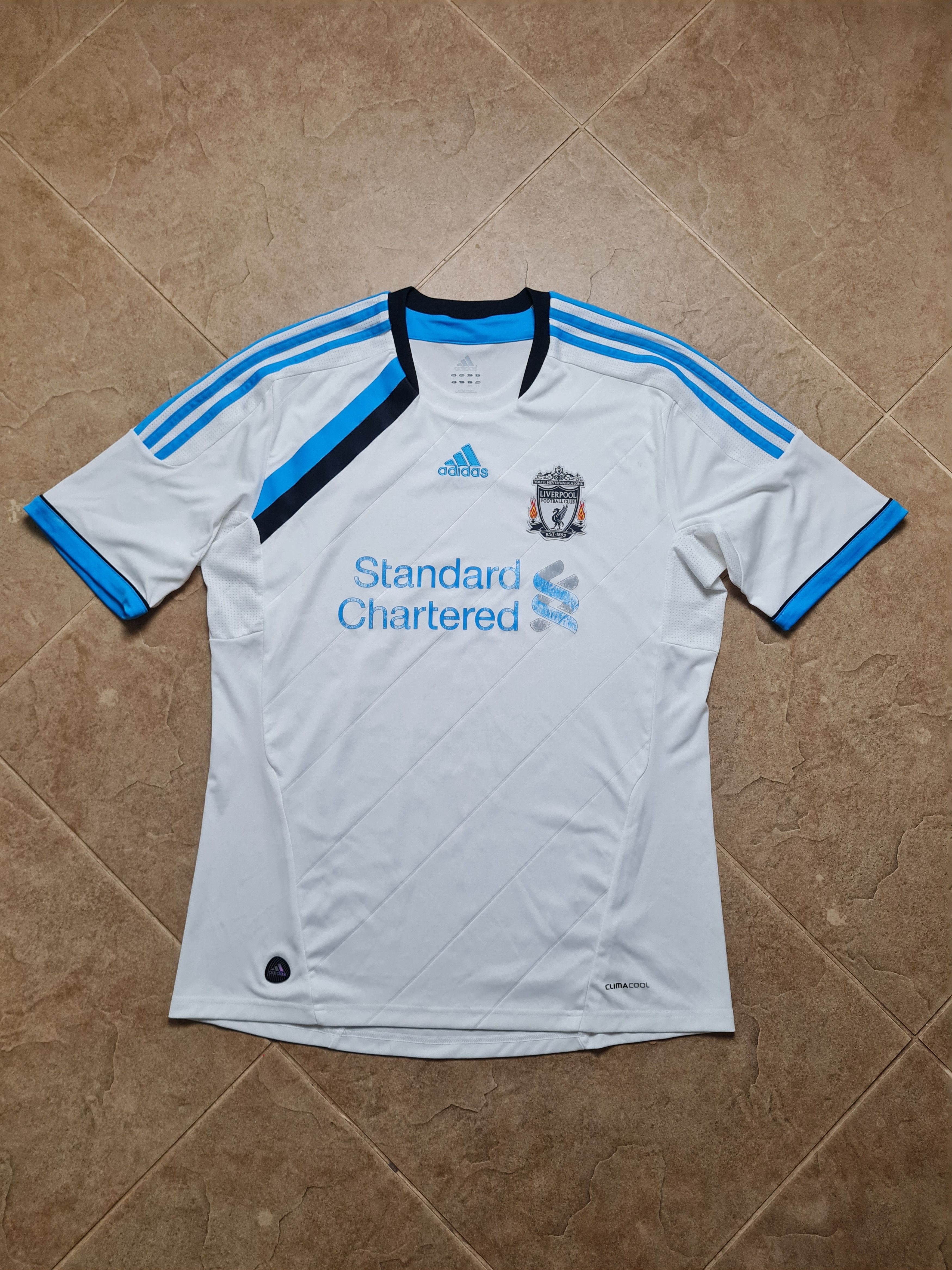 Vintage Liverpool Football Shirt Soccer Adidas 2011/012