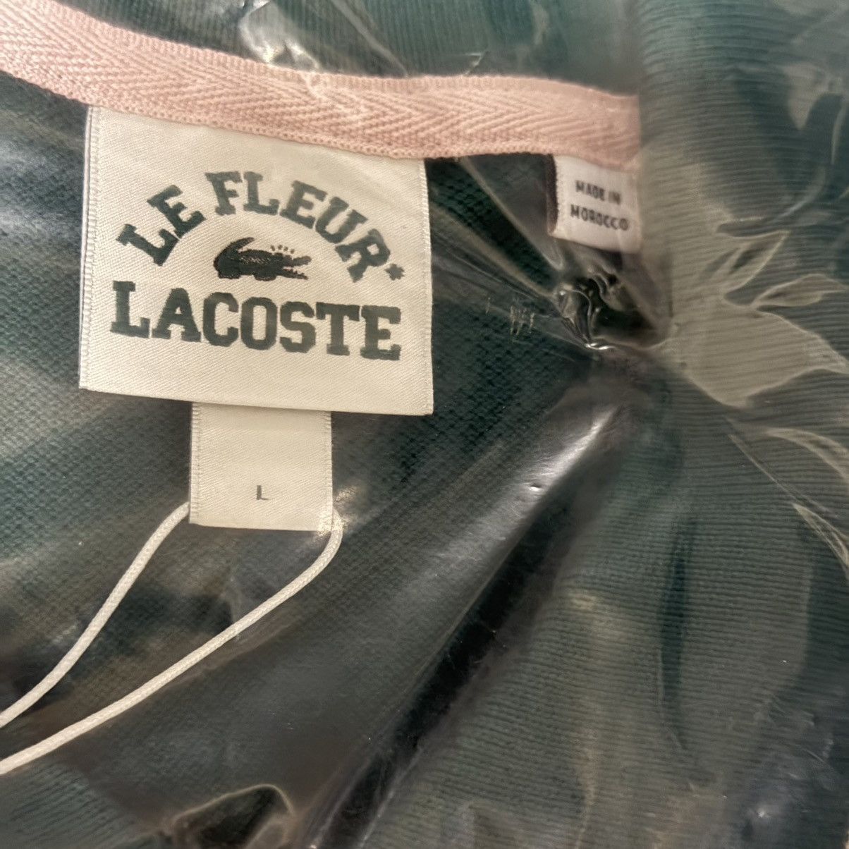 Golf le Fleur × Lacoste Golf Le Fleur x Lacoste Heavy Pique Polo / Green Size US L / EU 52-54 / 3 - 4 Thumbnail