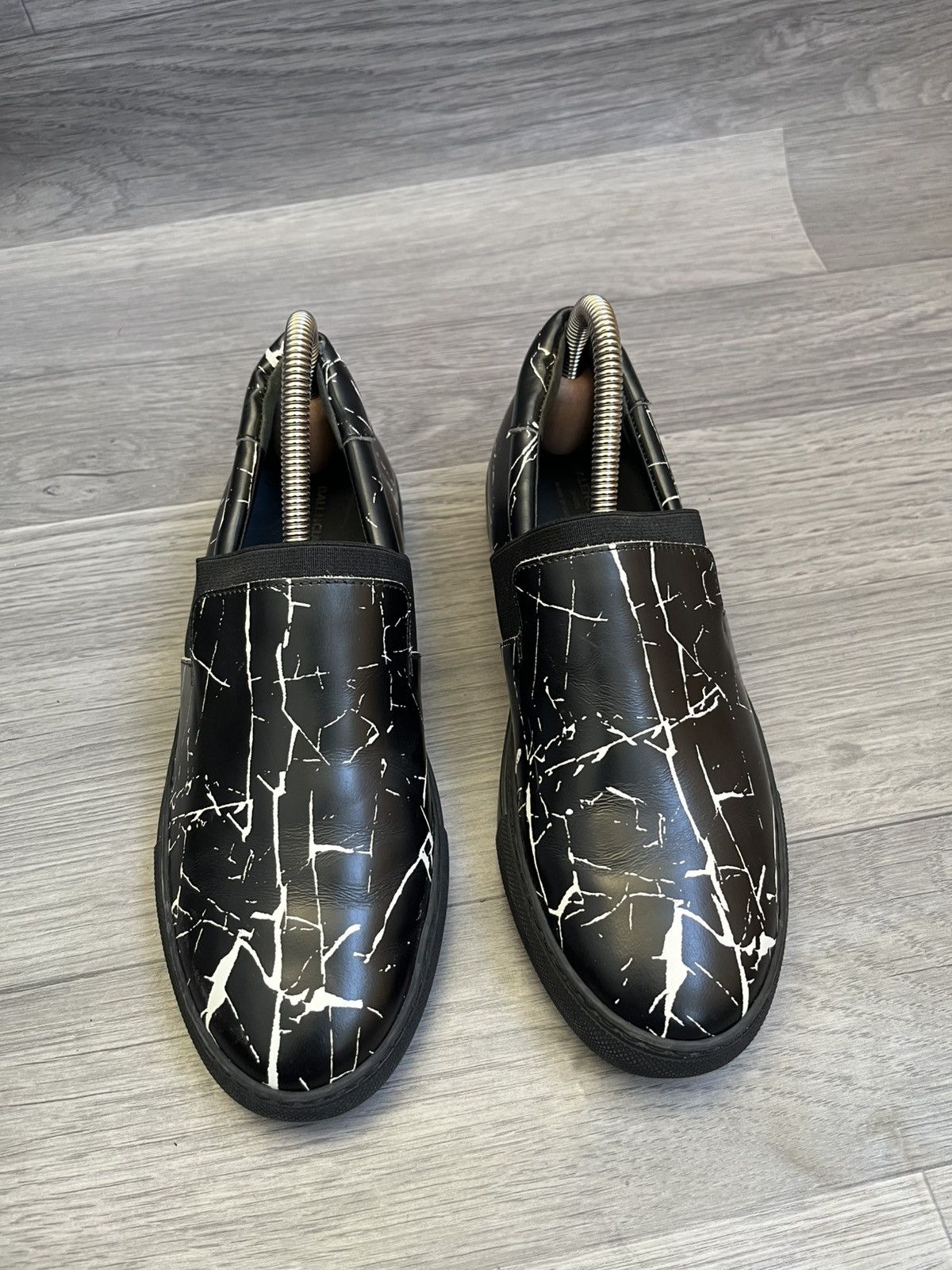Balenciaga Balenciaga arena marble print slip on sneakers sz 37 Size US 7 / IT 37 - 3 Thumbnail