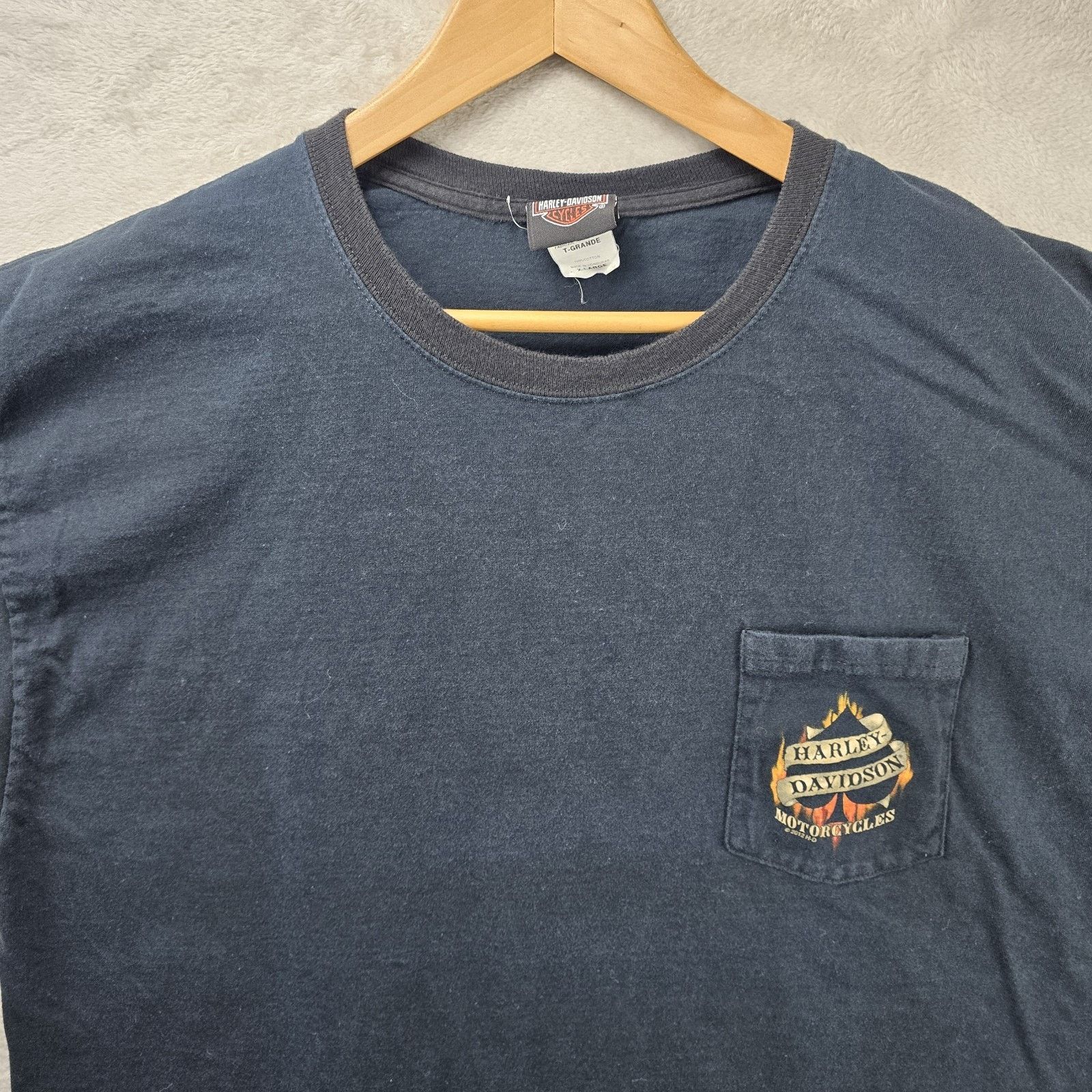 Harley Davidson Harley Davidson Shirt Men’s Xl Back Visalia California Biker Size US XL / EU 56 / 4 - 5 Thumbnail