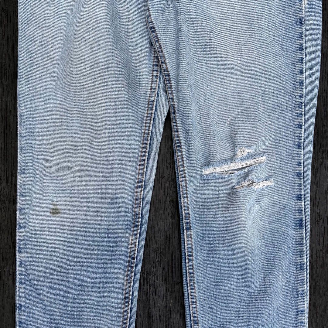 Levi's × Vintage Levi’s 512 Vintage 1980 80s W32 L30 Blue Denim Jeans USA Size US 32 / EU 48 - 8 Thumbnail