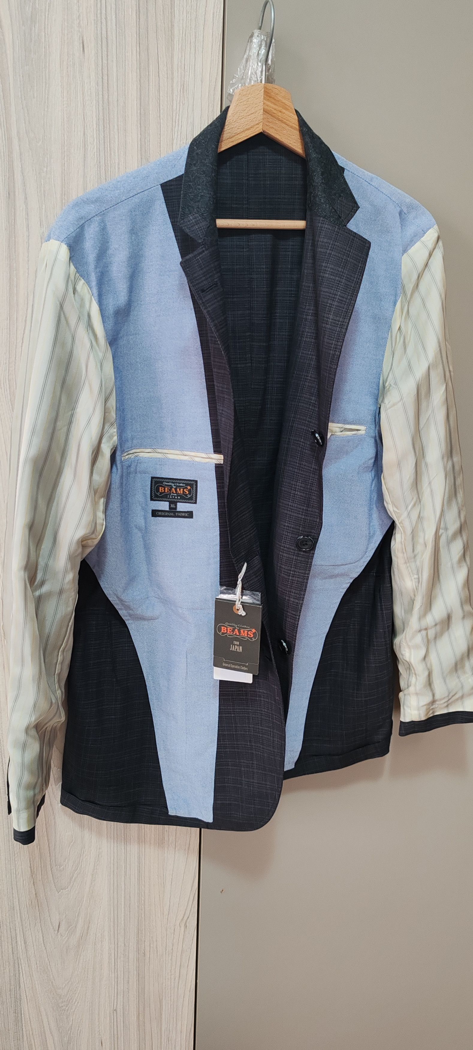Beams Plus Veste Grise Carrellé-Beams Plus Tg:L Size US XL / EU 56 / 4 - 9 Thumbnail