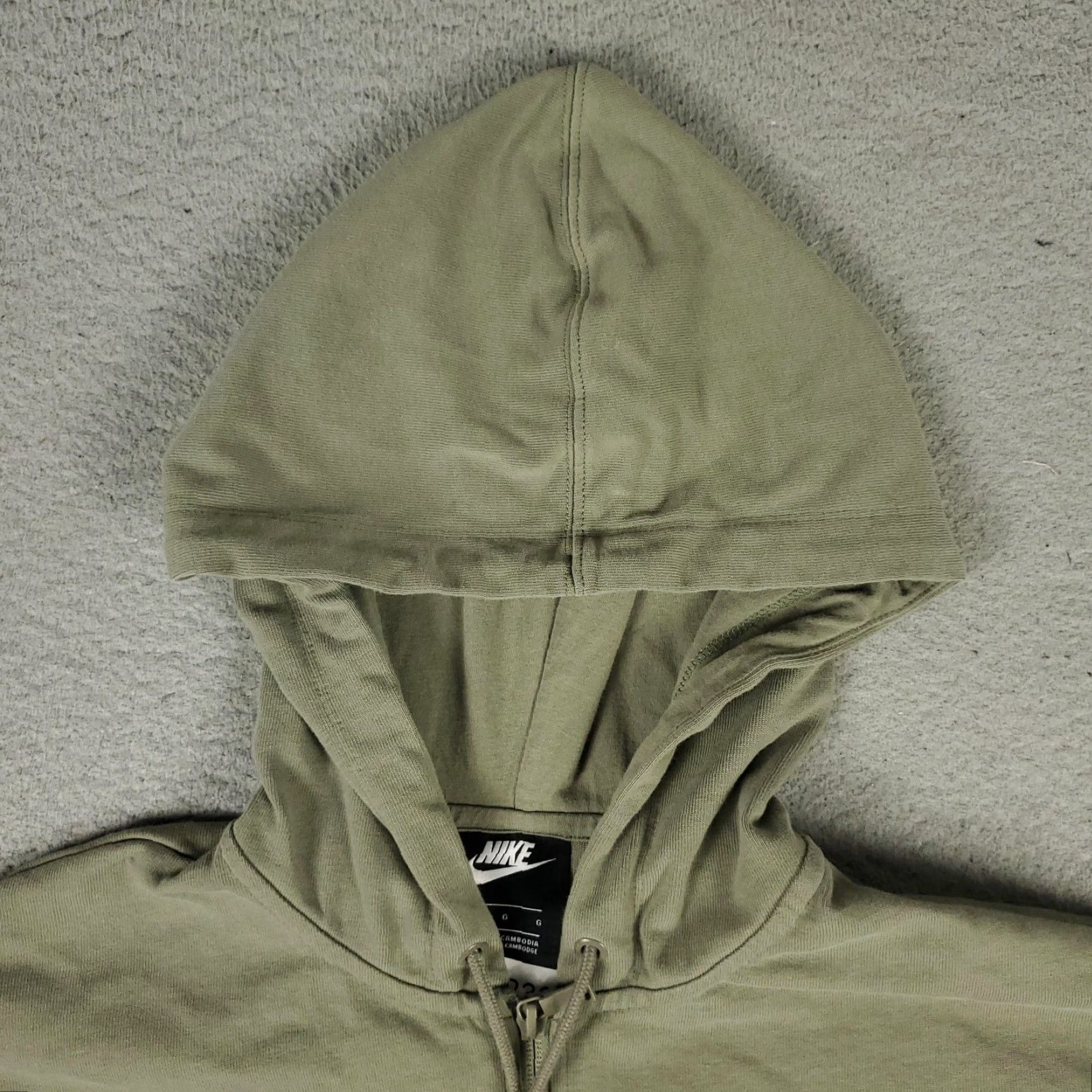 Nike Nike Women's Green Full Zip Hoodie Sportswear Casual Sweater L Size L / US 10 / IT 46 - 2 Thumbnail